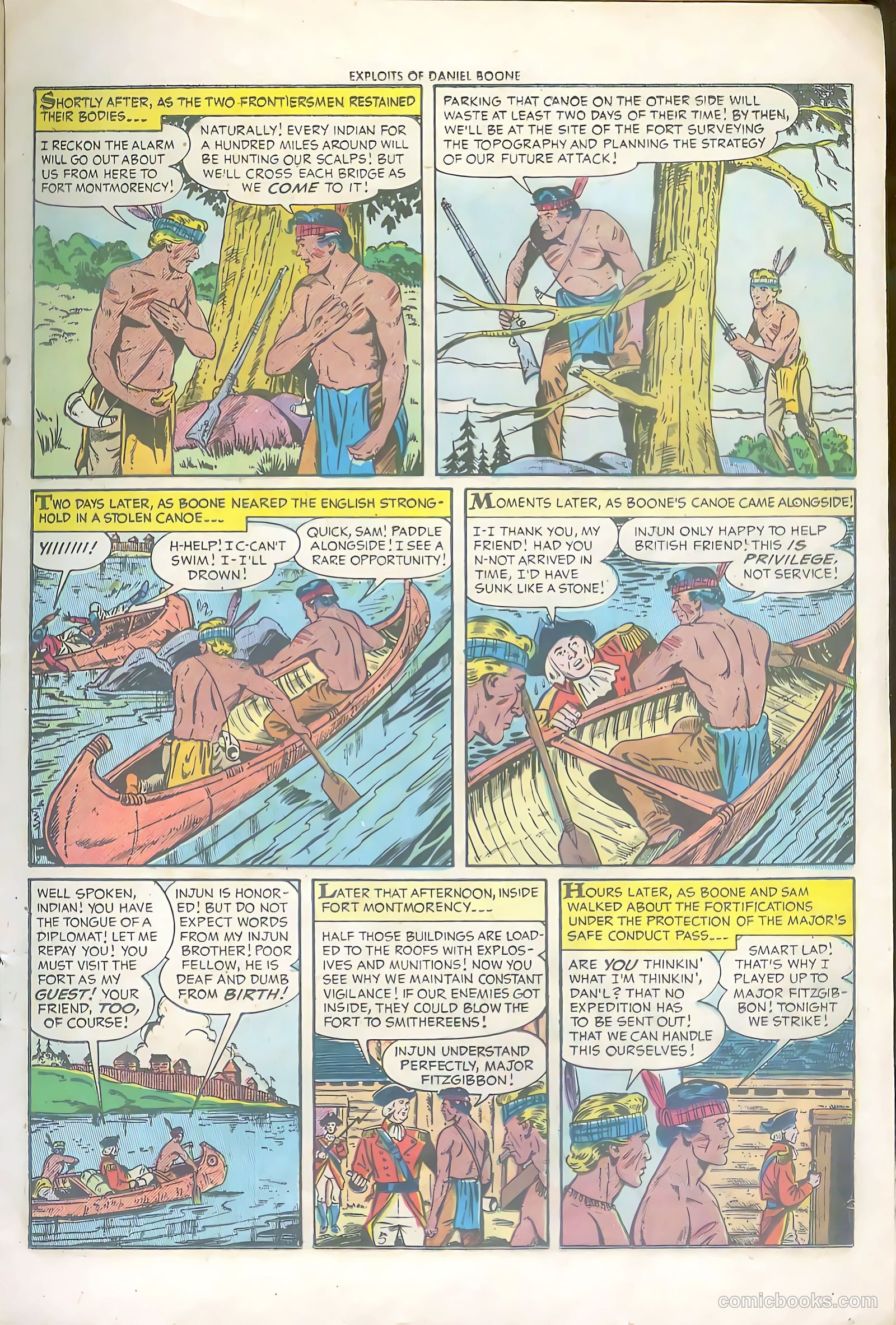 Exploits of Daniel Boone #6 — page 17 of 36