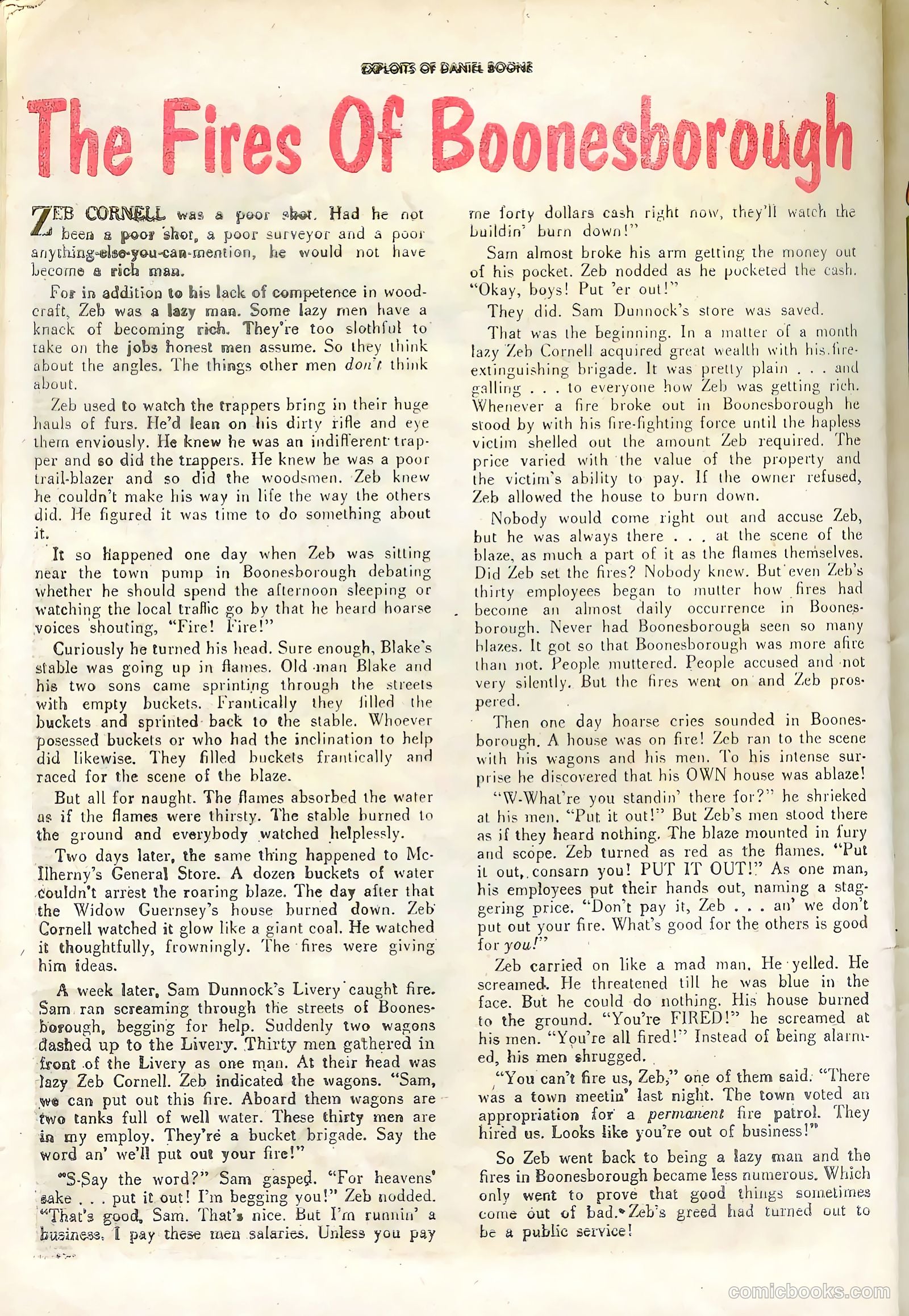 Exploits of Daniel Boone #6 — page 28 of 36