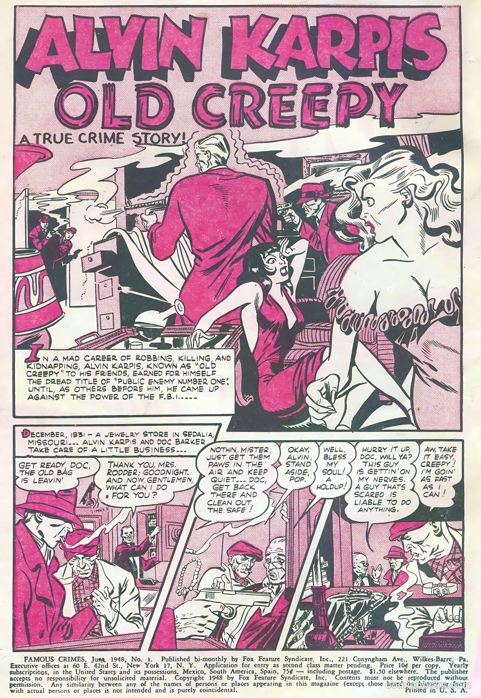 Famous Crimes #1 — page 2 of 36
