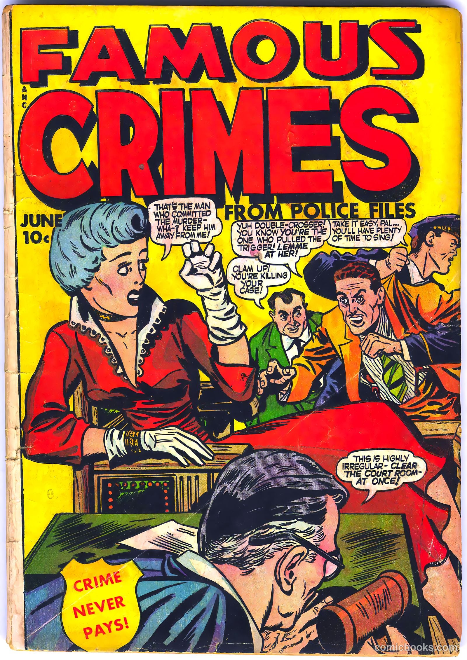 Famous Crimes #10 — page 1 of 37