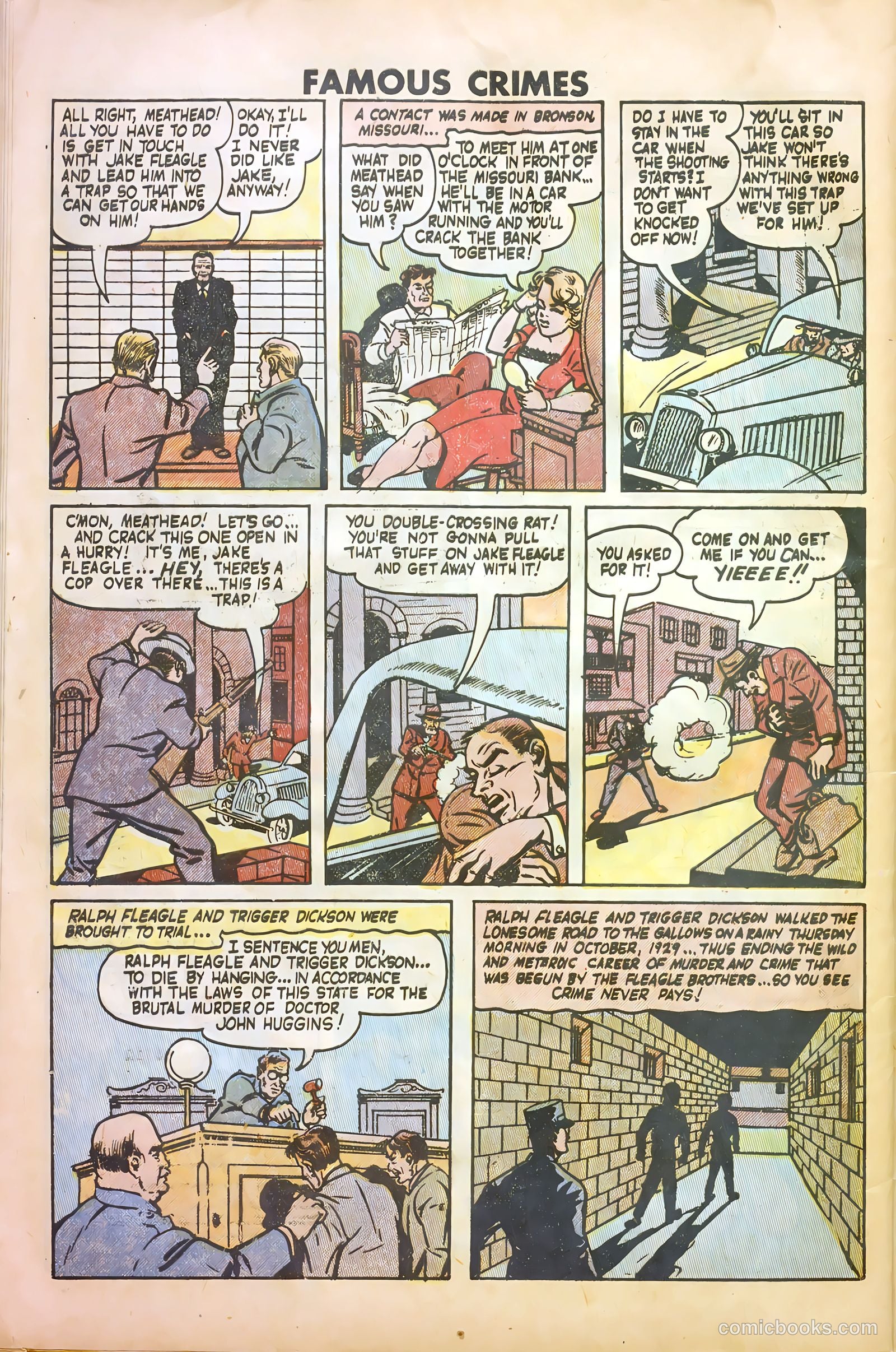 Famous Crimes #10 — page 32 of 37