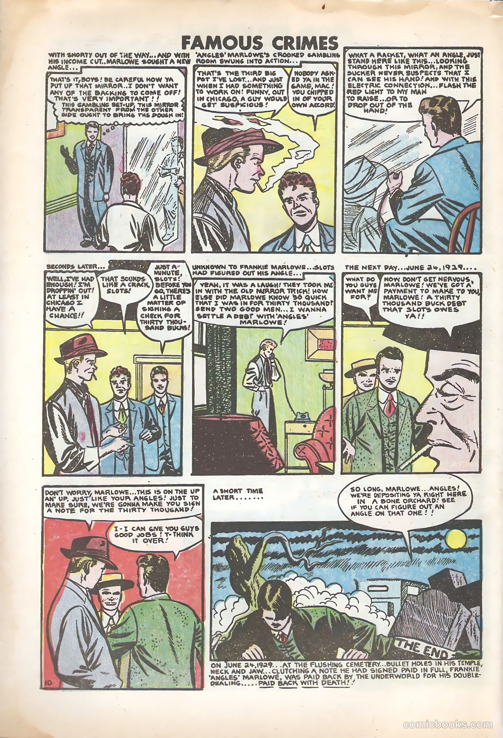 Famous Crimes #13 — page 32 of 36