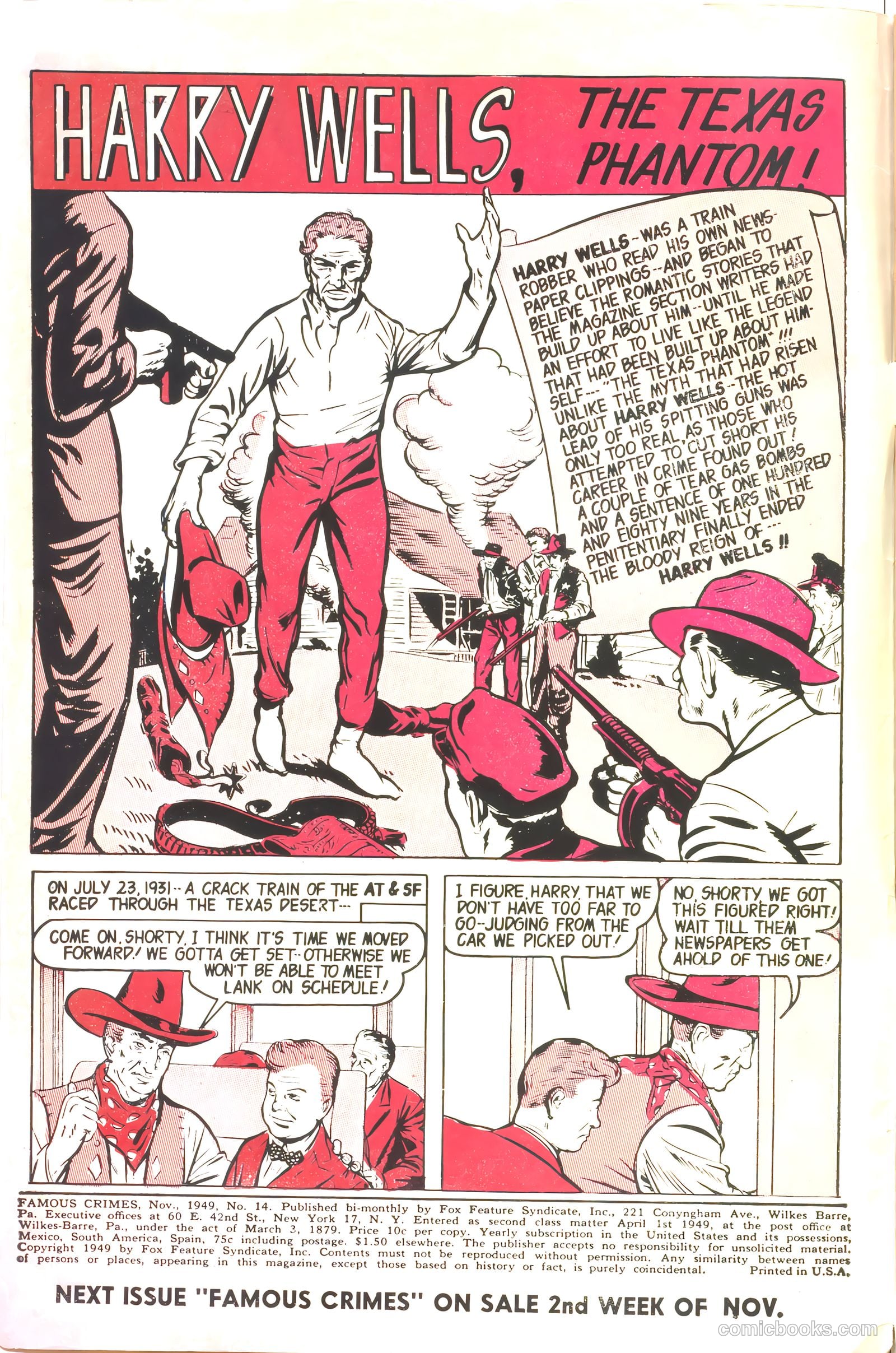 Famous Crimes #14 — page 2 of 36
