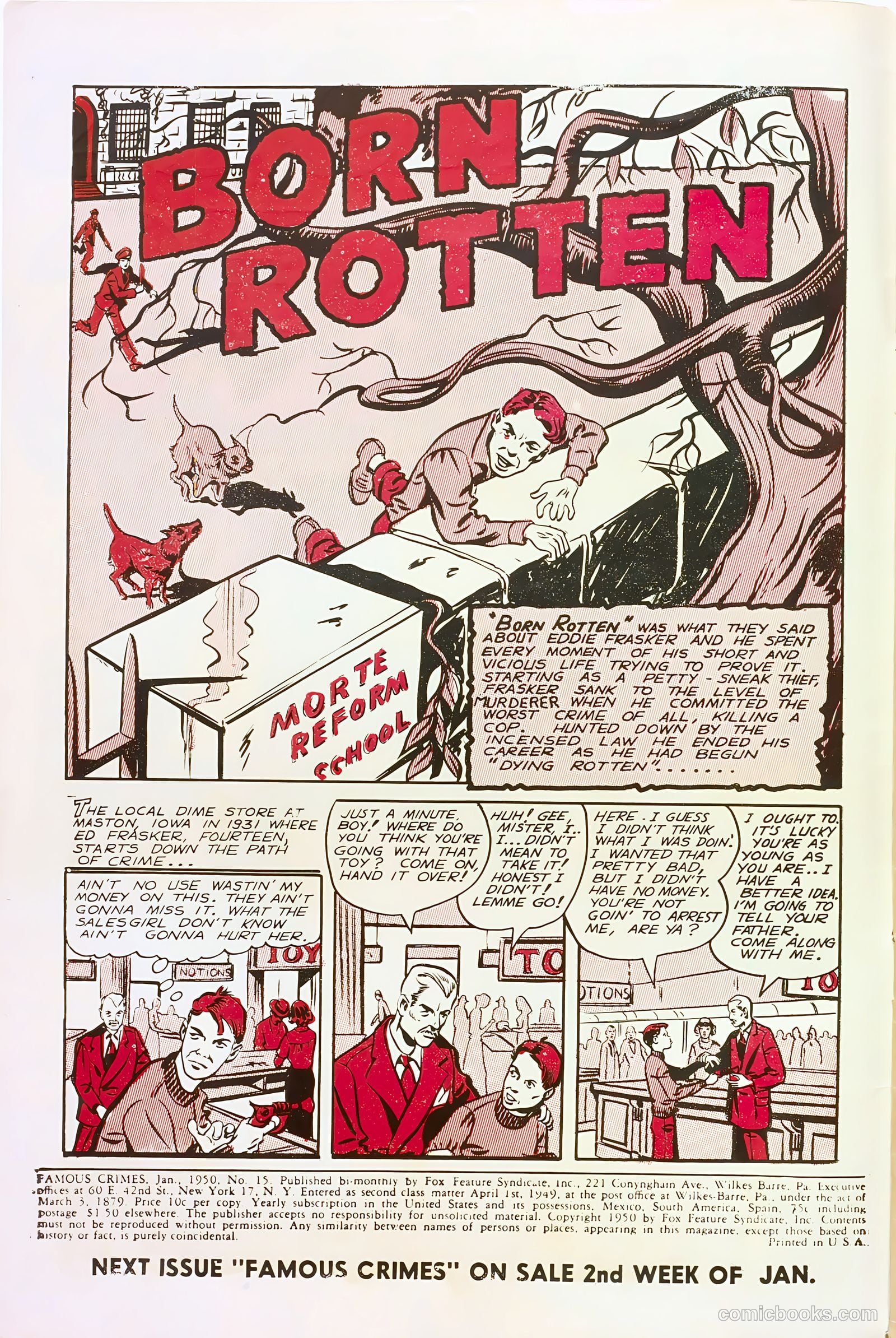 Famous Crimes #15 — page 2 of 37