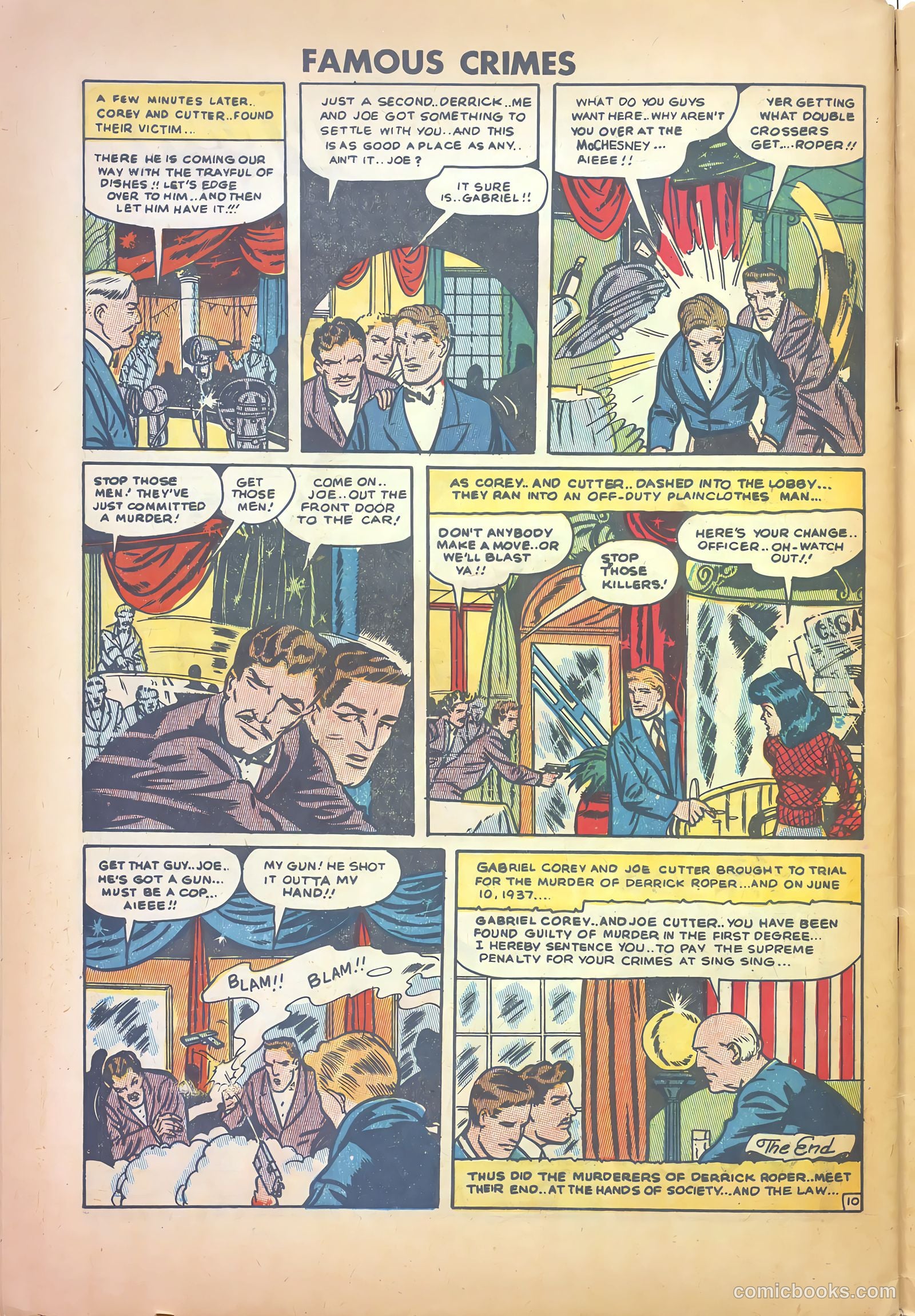 Famous Crimes #17 — page 32 of 36