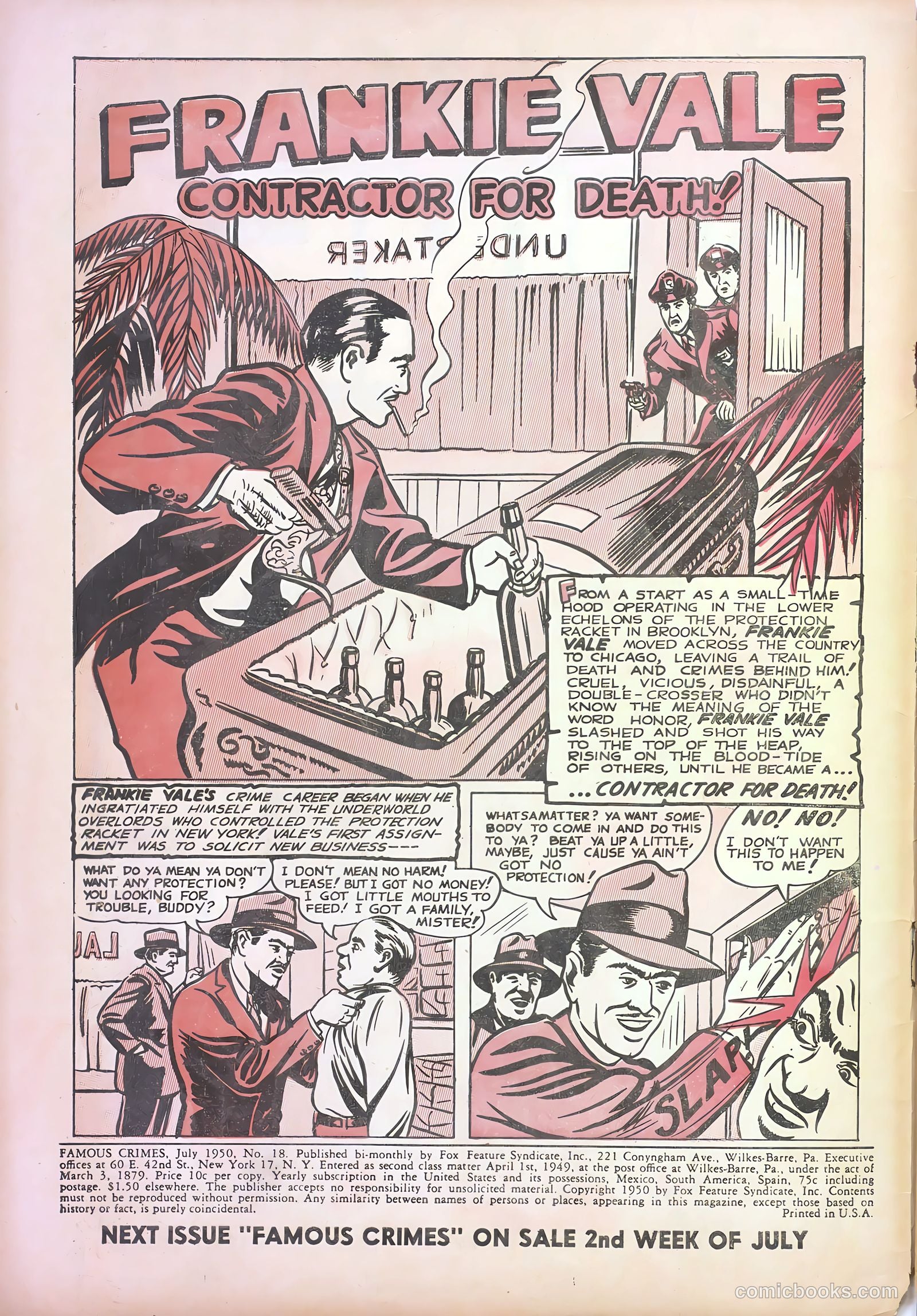 Famous Crimes #18 — page 2 of 36