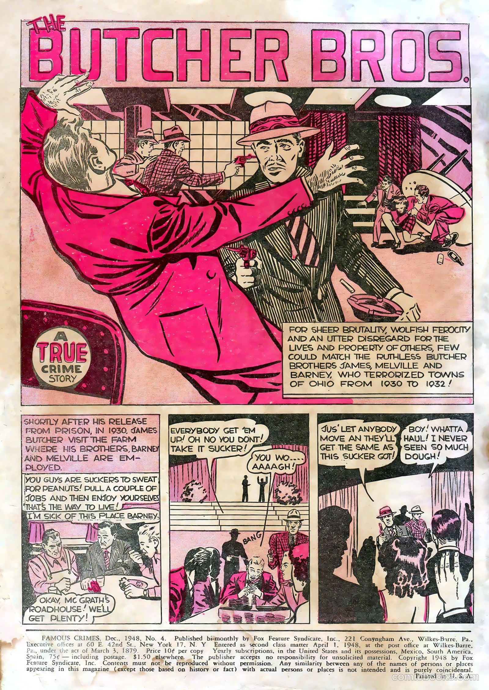 Famous Crimes #4 — page 2 of 36