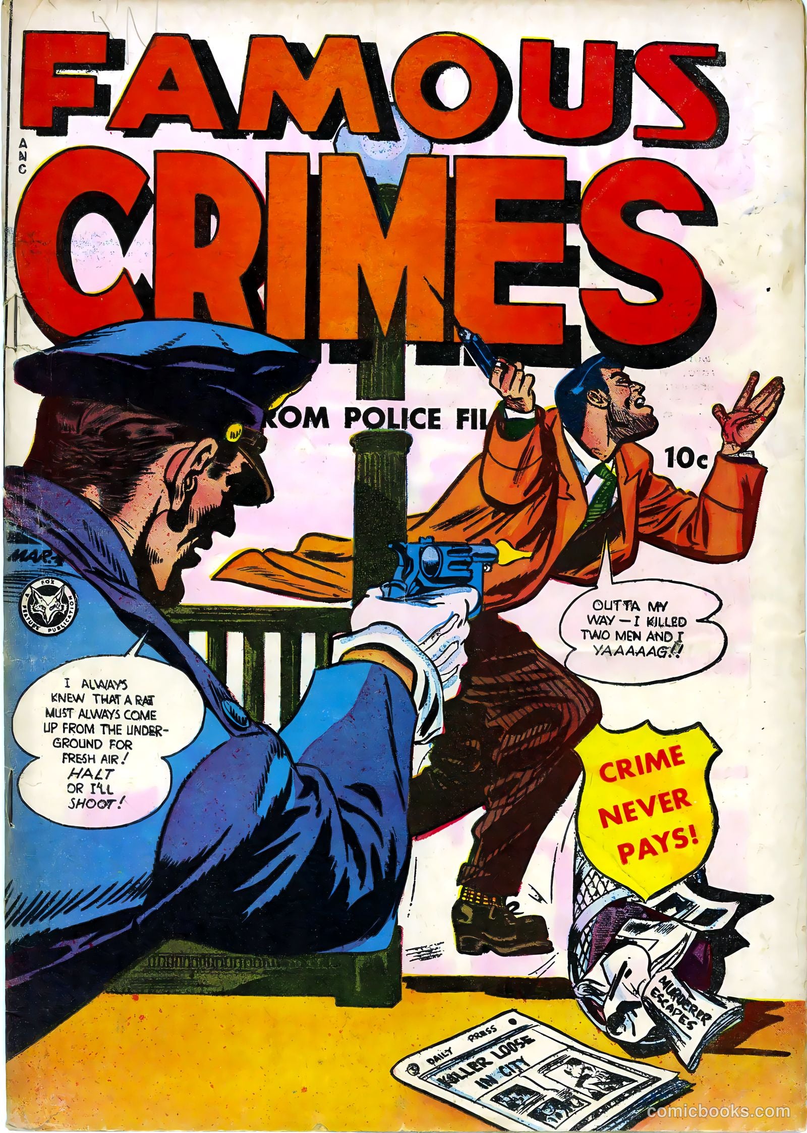 Famous Crimes #7 — page 1 of 36