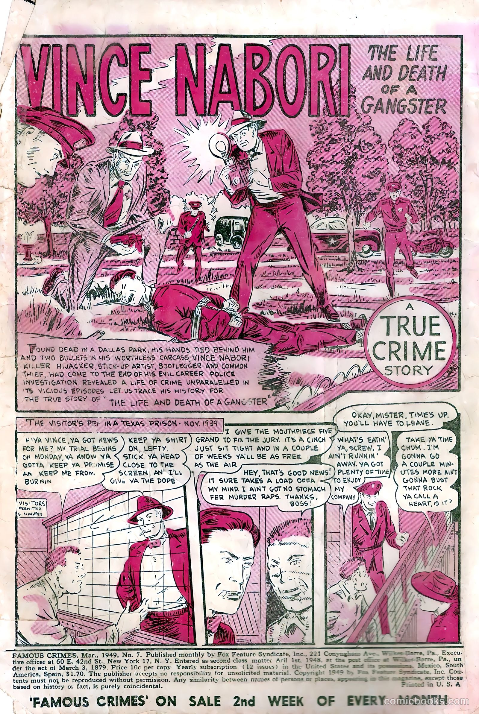 Famous Crimes #7 — page 2 of 36