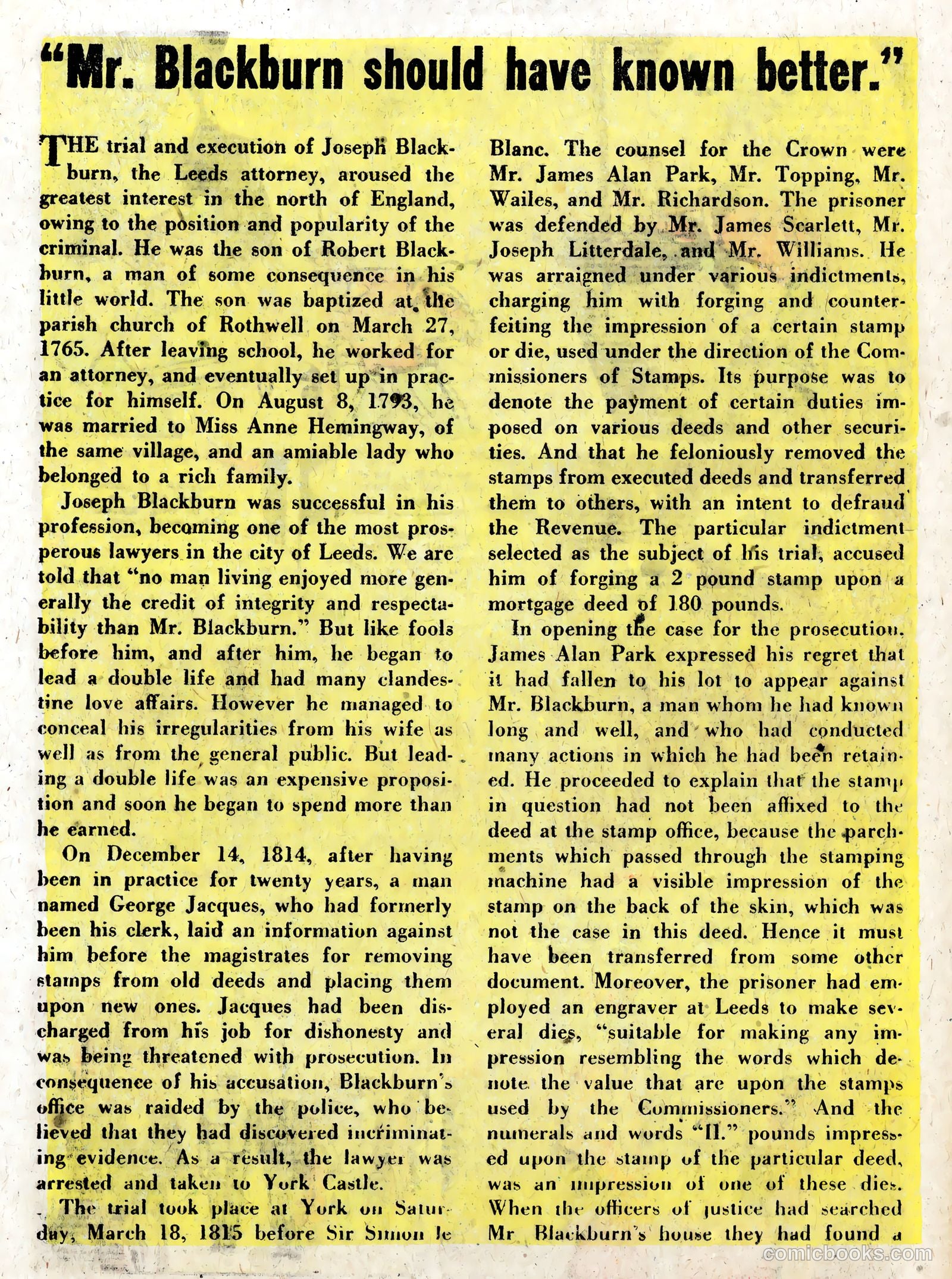 Famous Crimes #8 — page 19 of 36