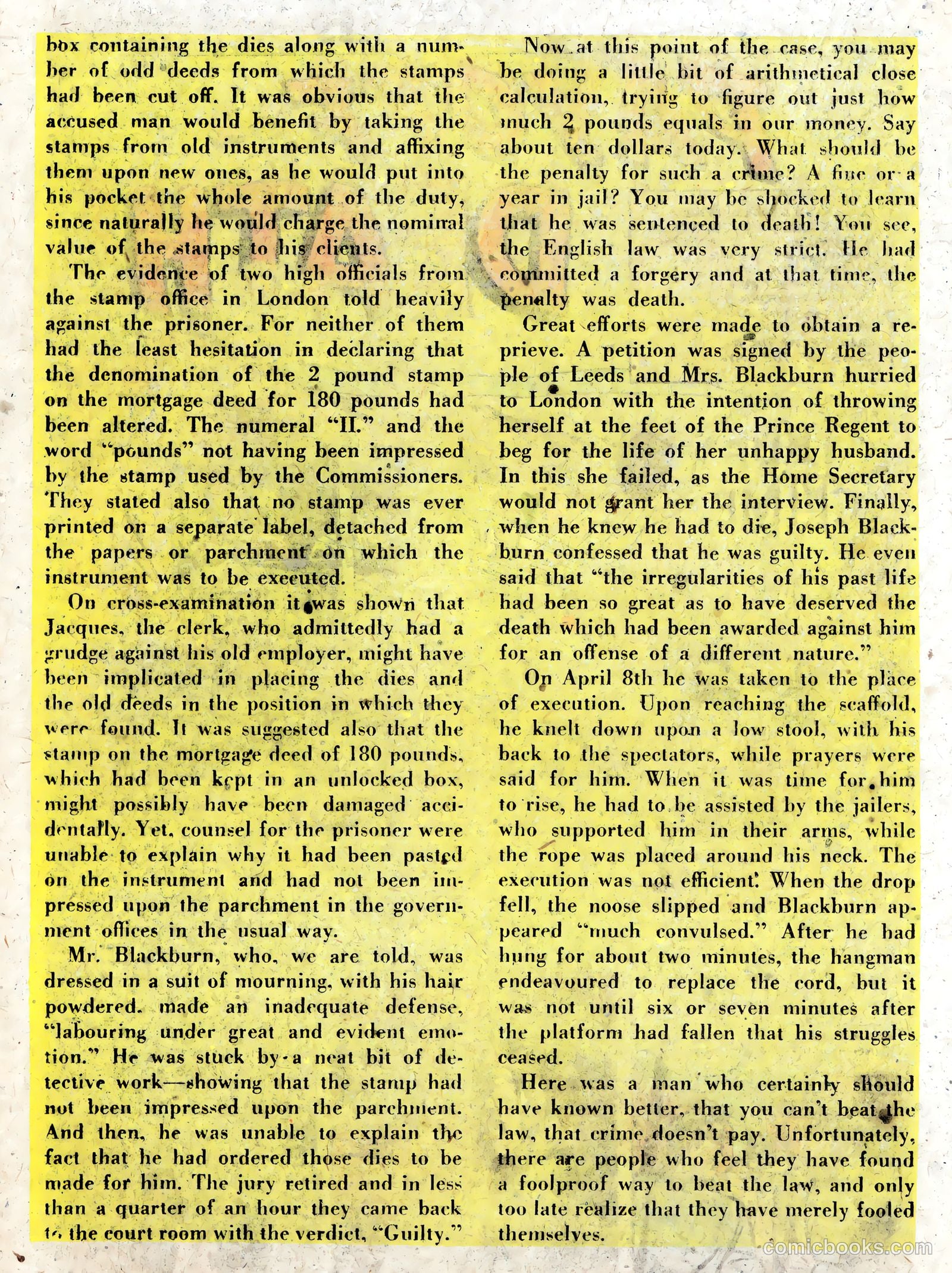Famous Crimes #8 — page 20 of 36