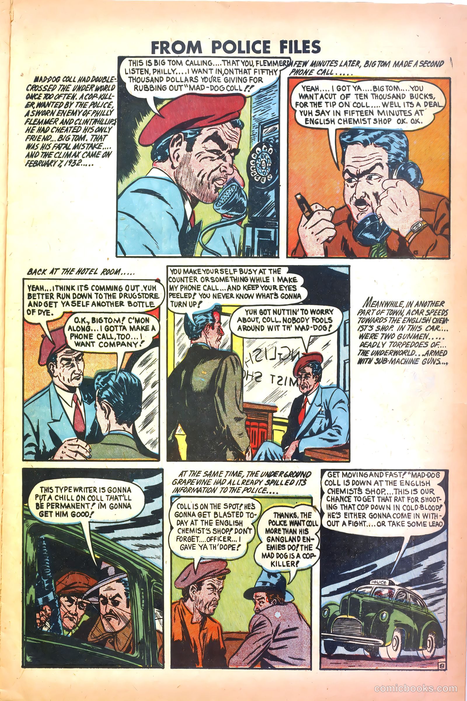 Famous Crimes #9 — page 9 of 37