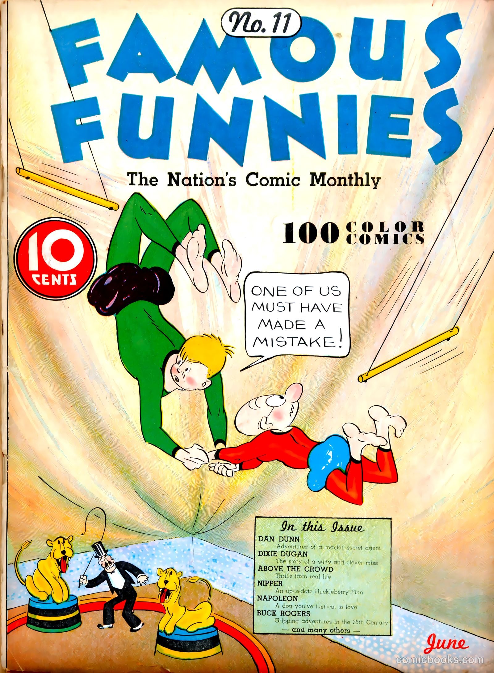 Famous Funnies #11 — page 1 of 63