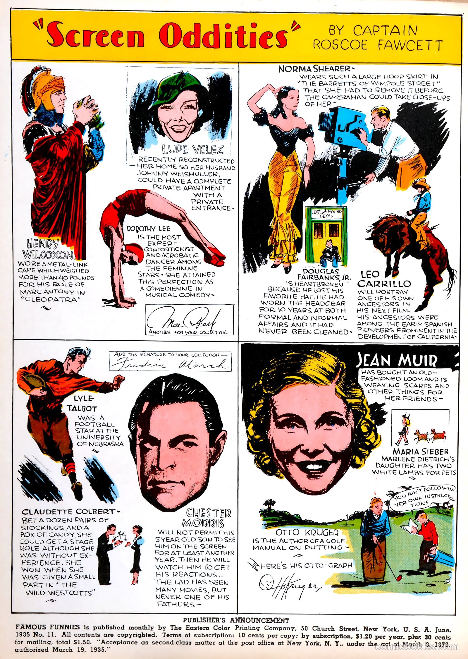 Famous Funnies #11 — page 2 of 63