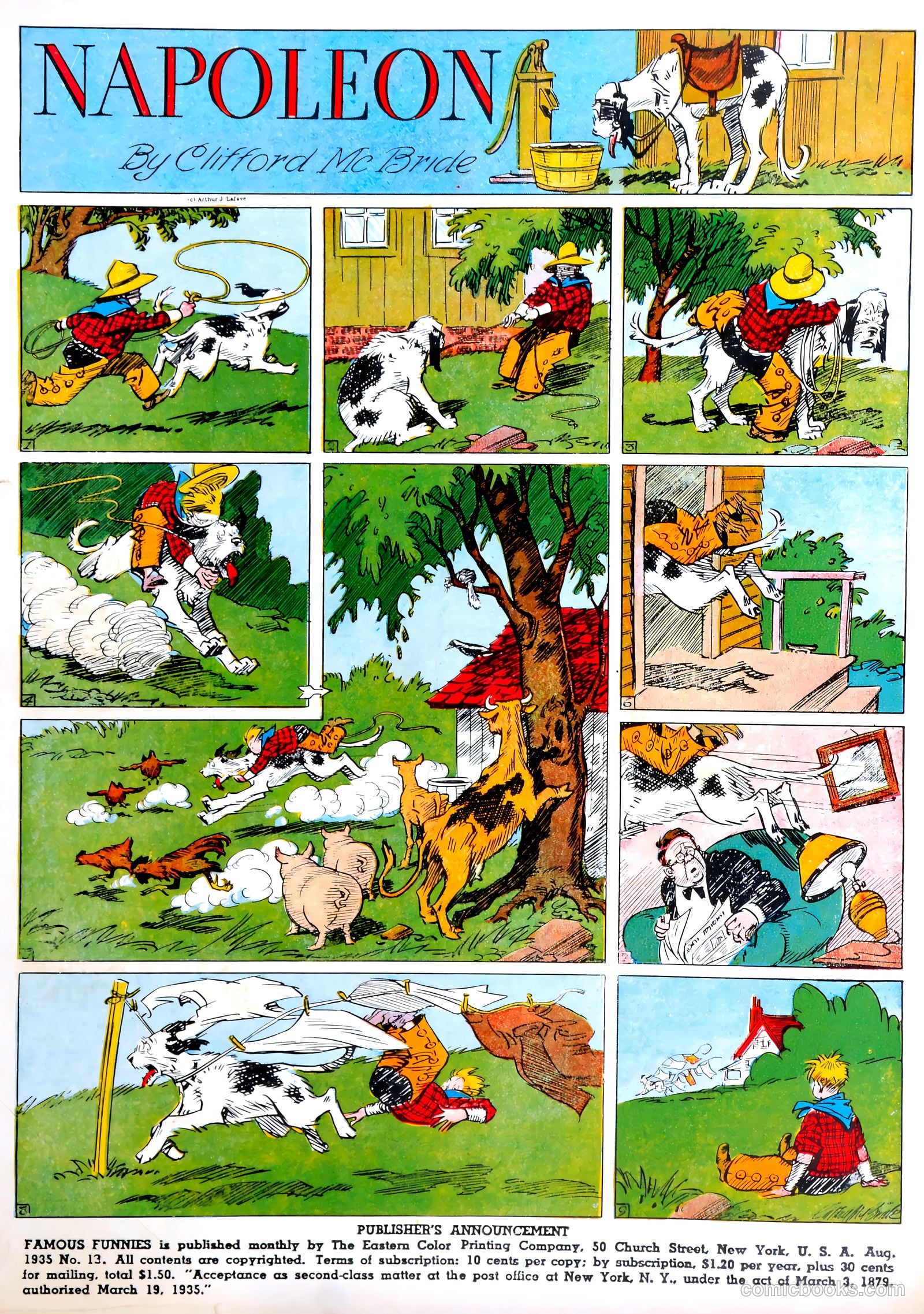 Famous Funnies #13 — page 2 of 63