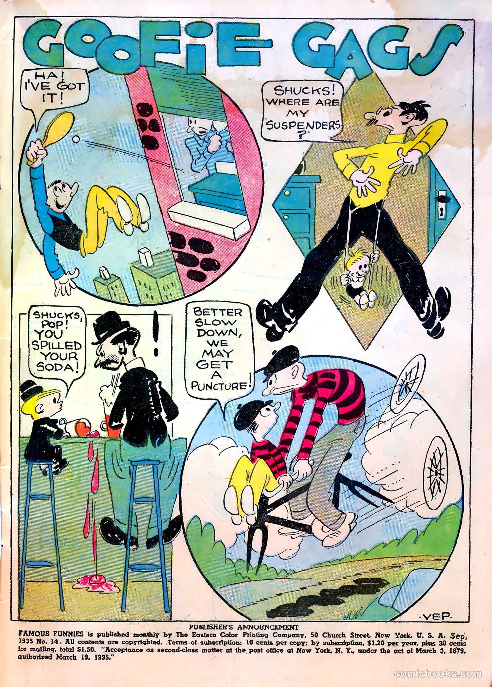Famous Funnies #14 — page 3 of 64