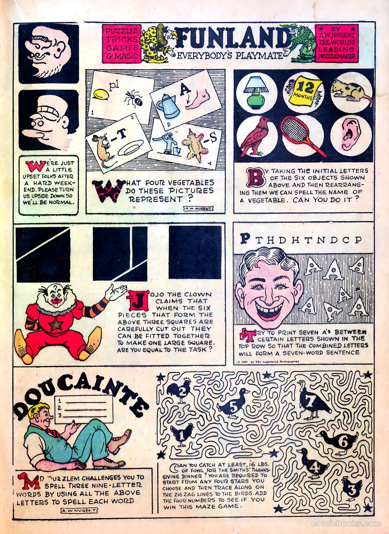 Famous Funnies #14 — page 19 of 64