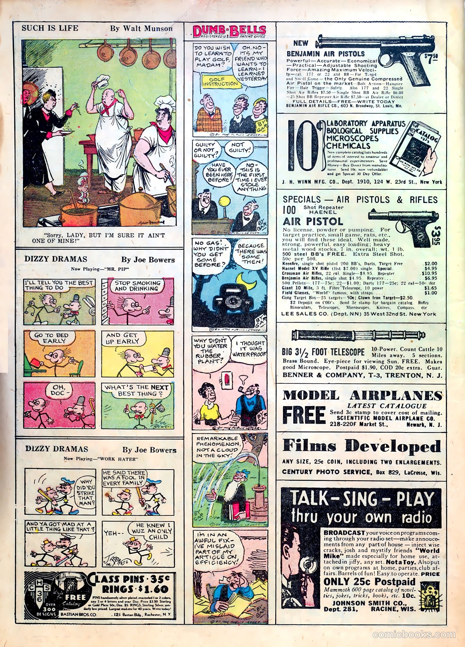 Famous Funnies #15 — page 62 of 64
