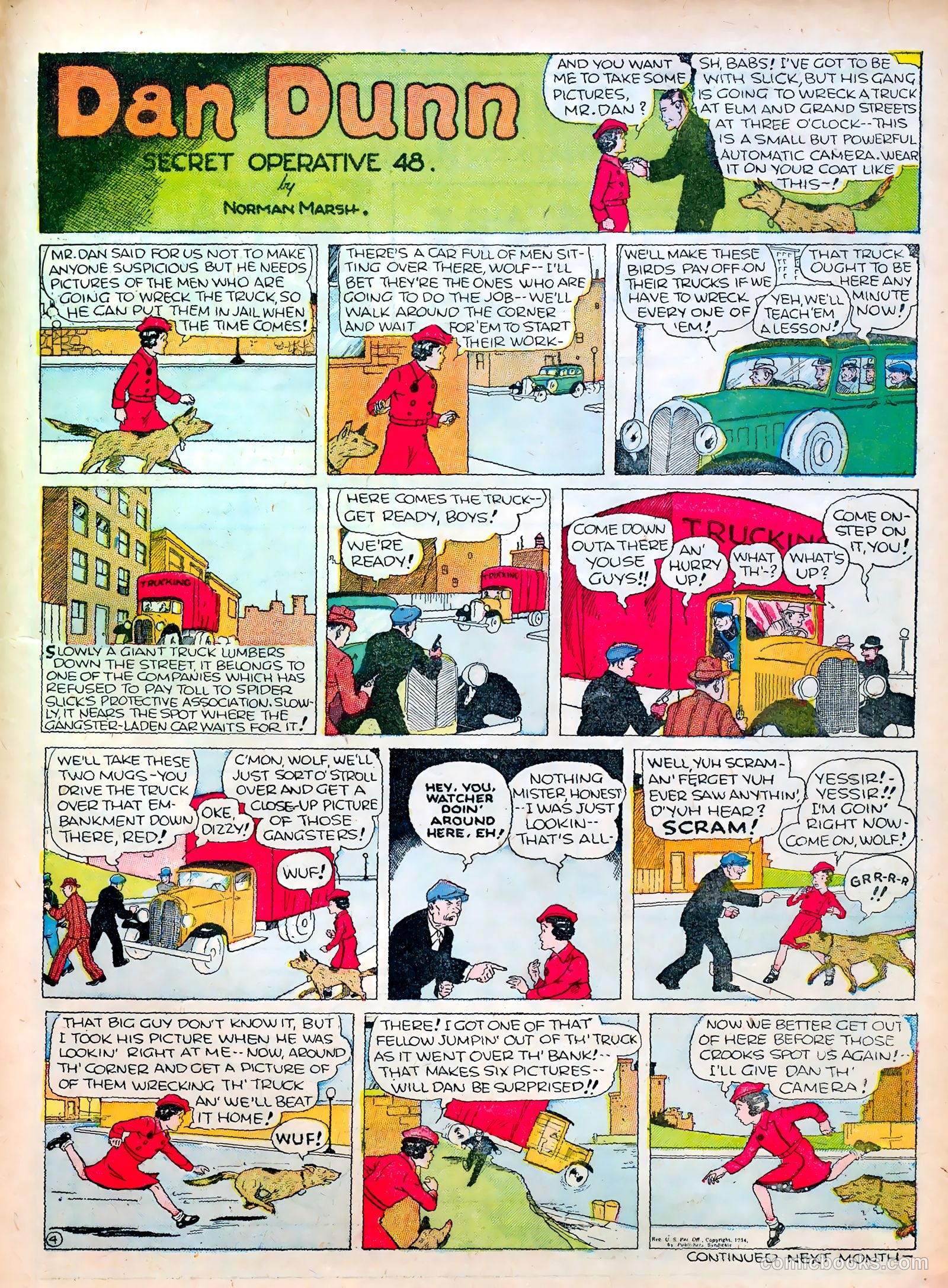 Famous Funnies #16 — page 55 of 64