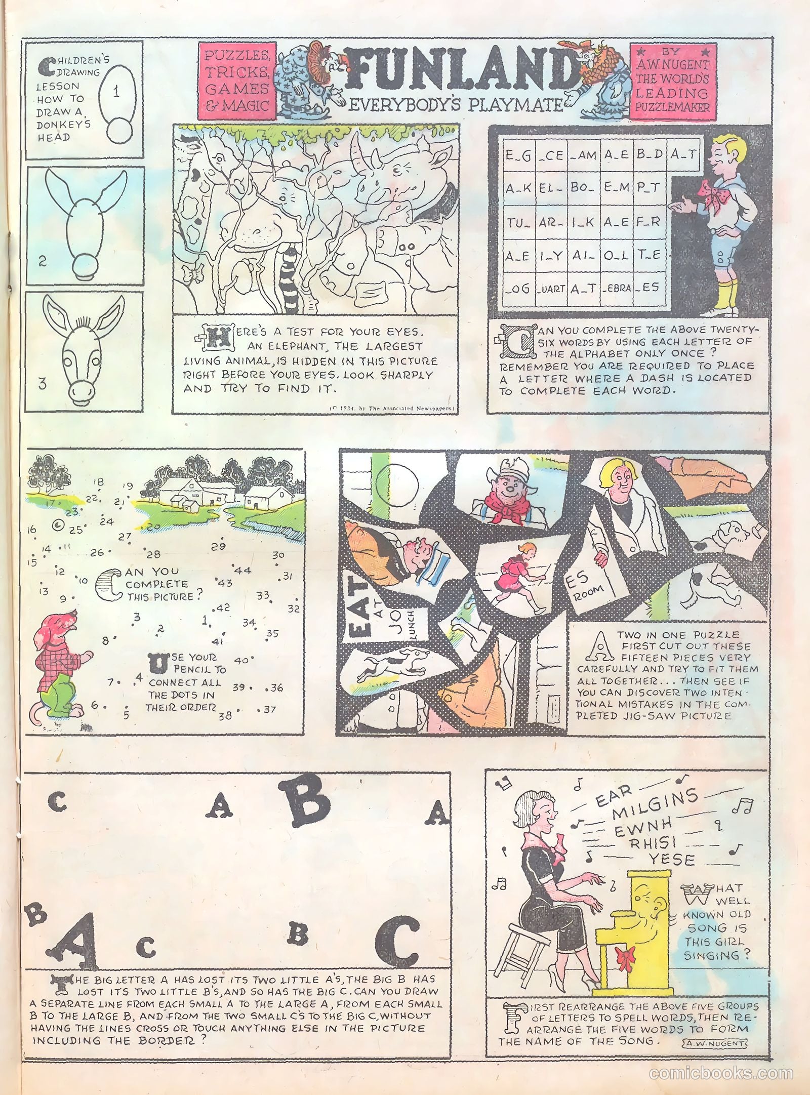 Famous Funnies #18 — page 19 of 64