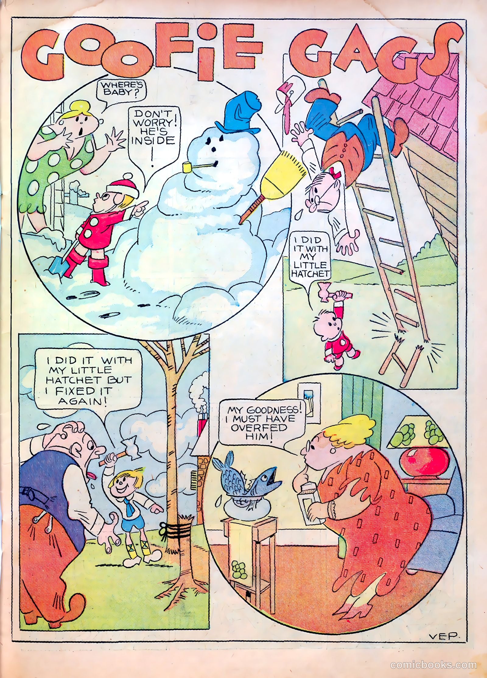 Famous Funnies #19 — page 3 of 64