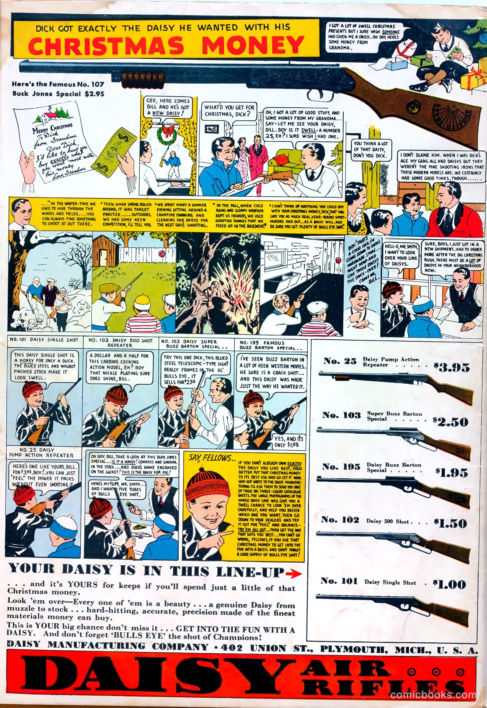 Famous Funnies #19 — page 64 of 64