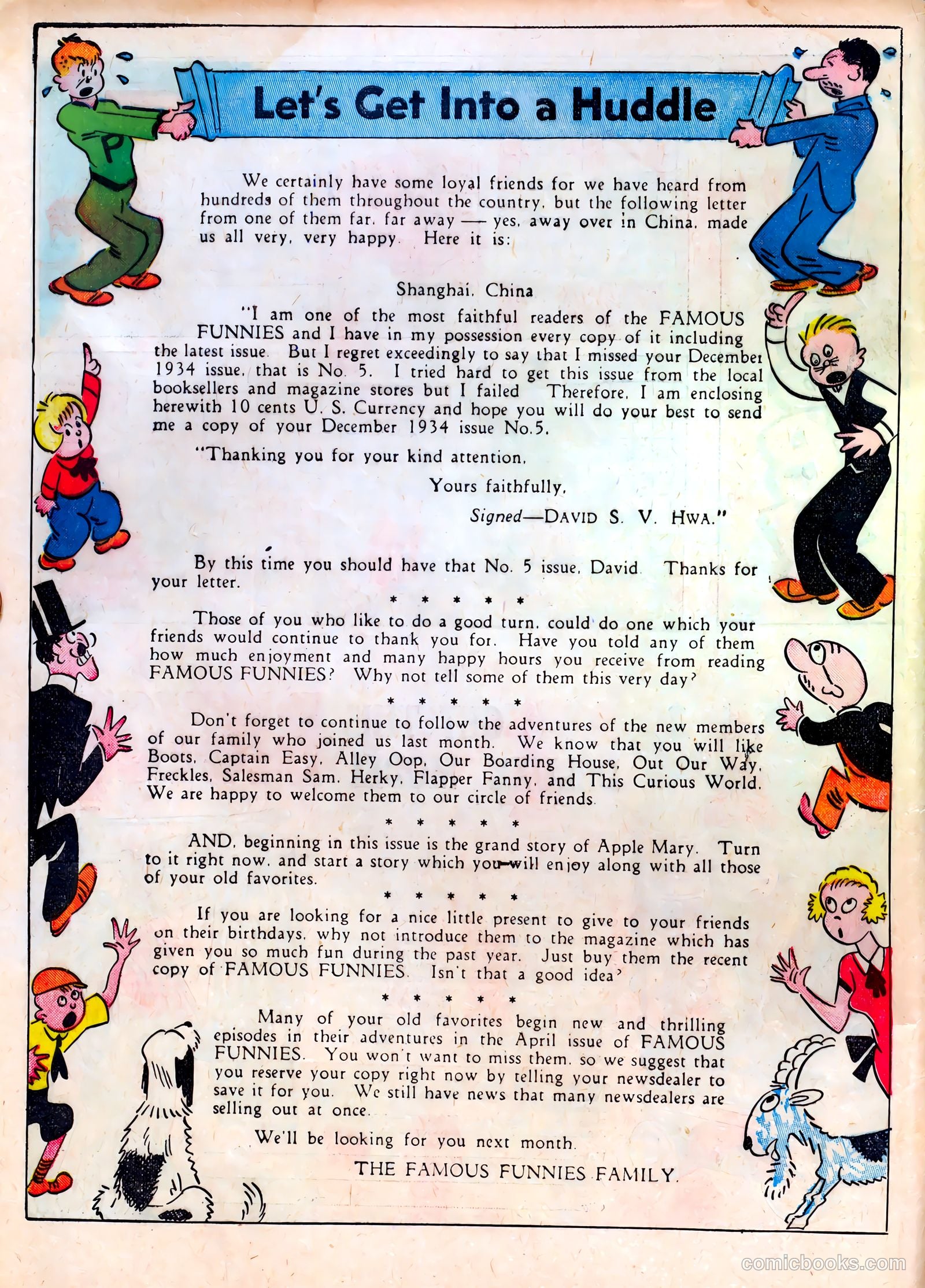 Famous Funnies #20 — page 6 of 64