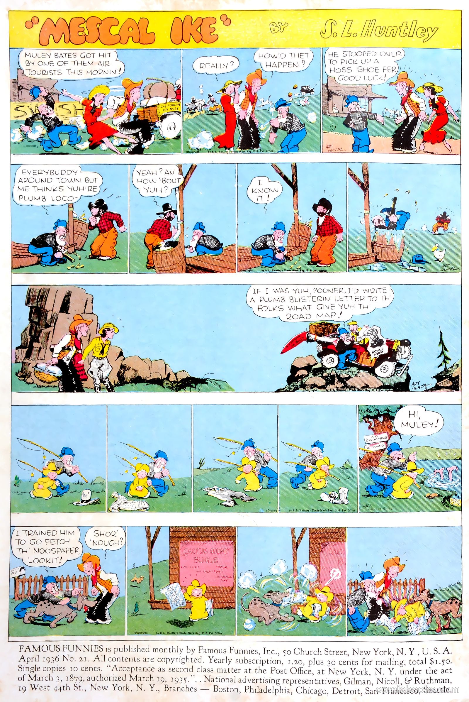 Famous Funnies #21 — page 2 of 63