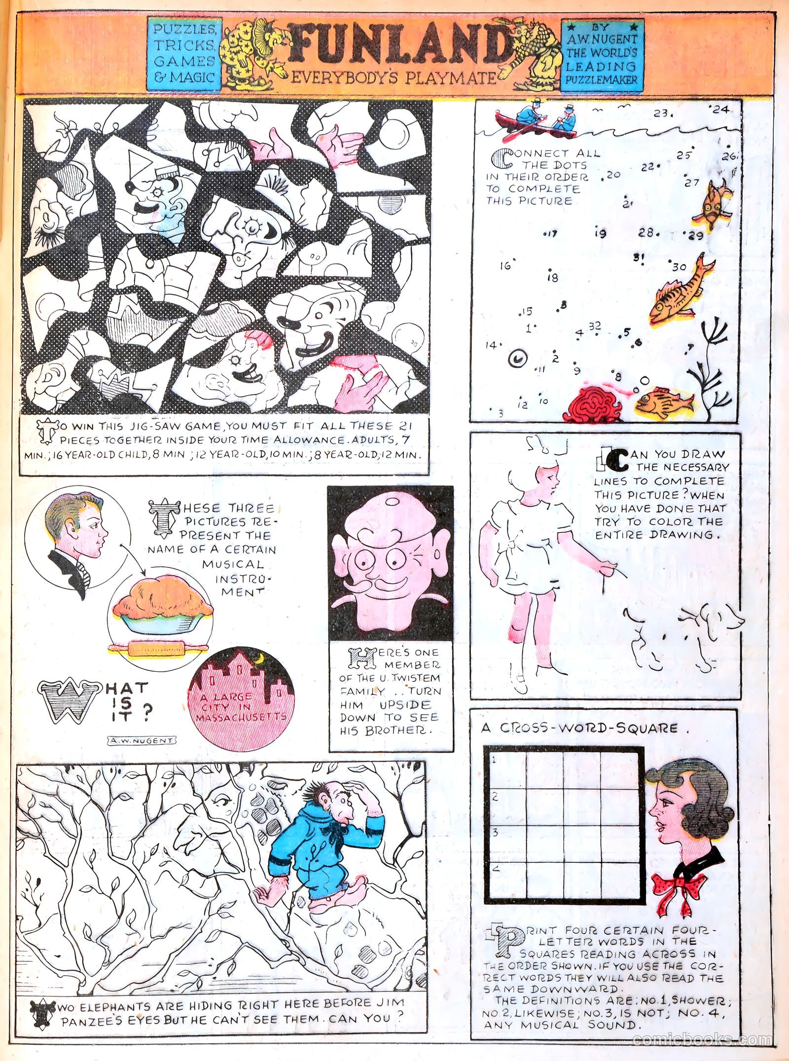 Famous Funnies #21 — page 35 of 63