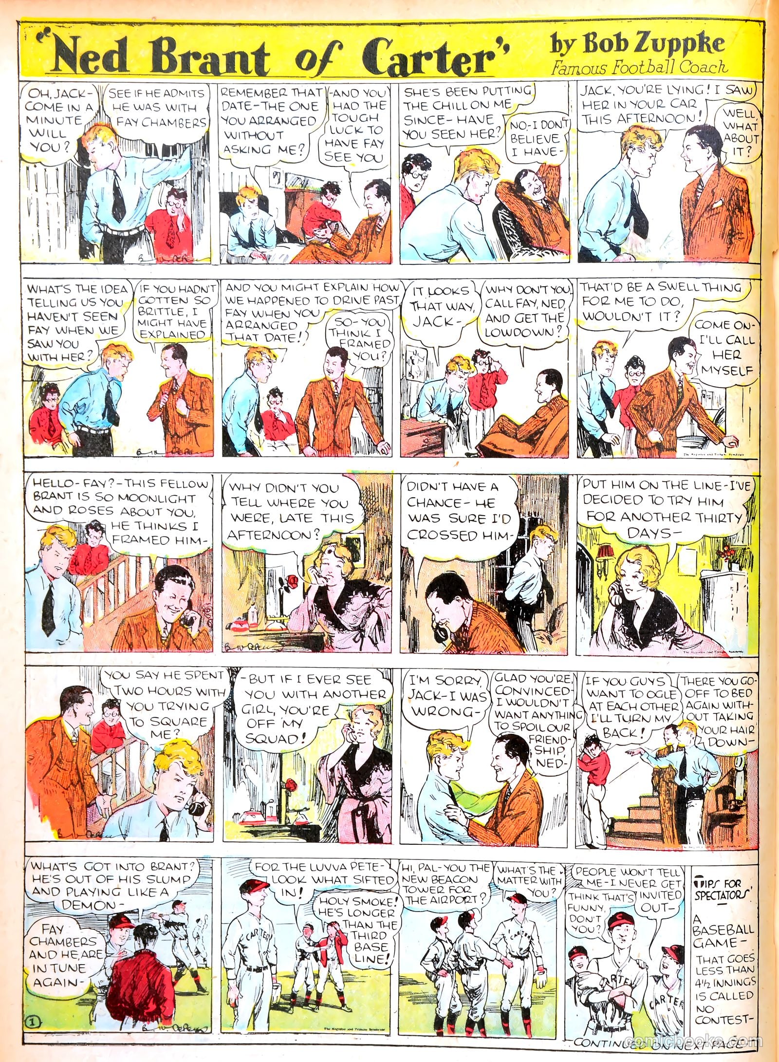 Famous Funnies #21 — page 36 of 63