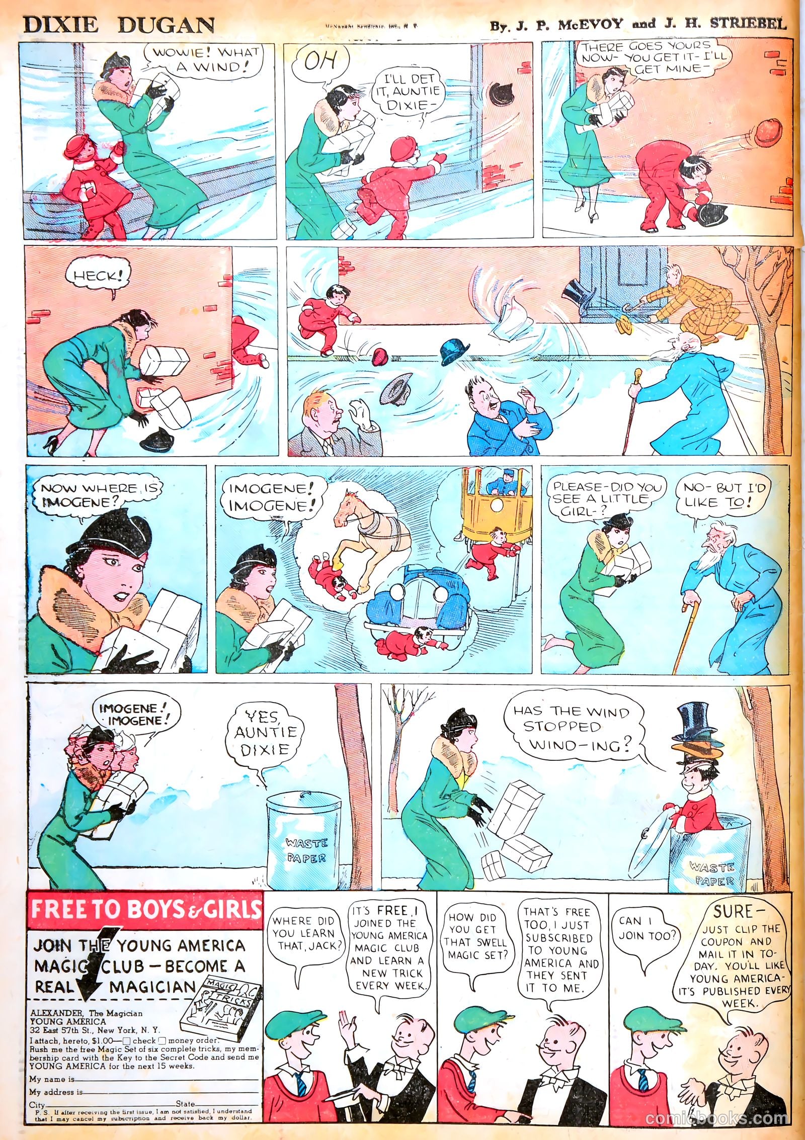 Famous Funnies #21 — page 61 of 63