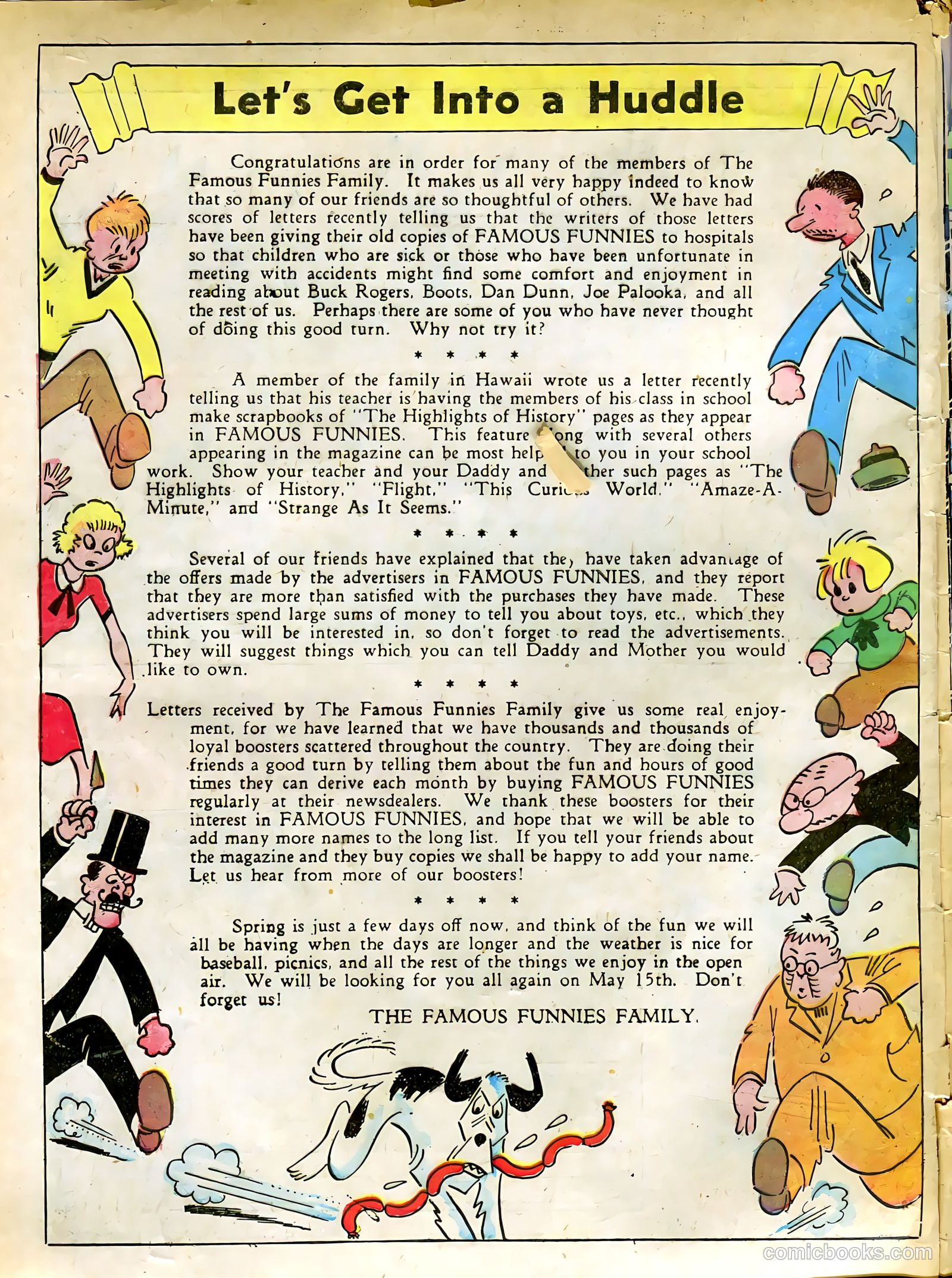 Famous Funnies #22 — page 6 of 64