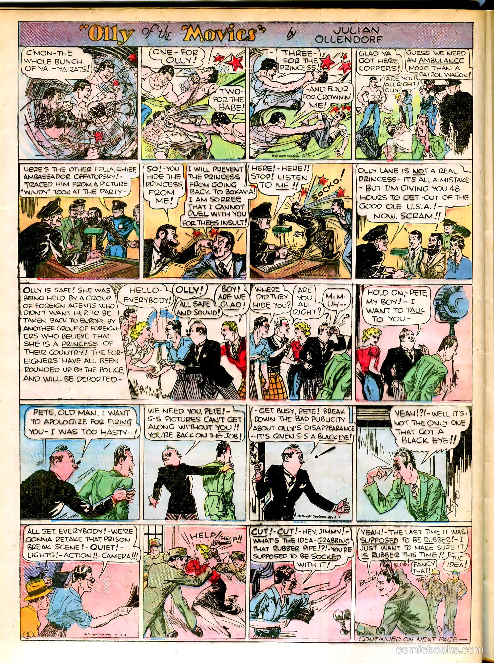 Famous Funnies #22 — page 42 of 64