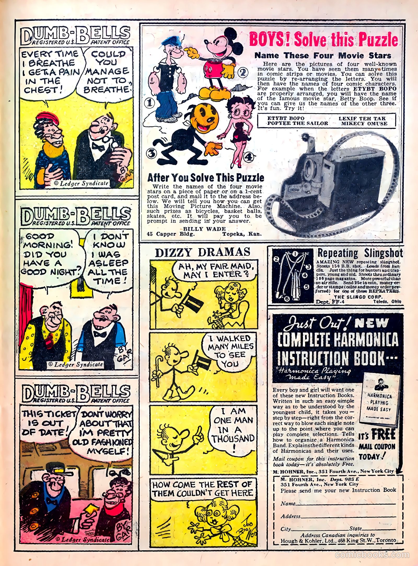 Famous Funnies #22 — page 49 of 64