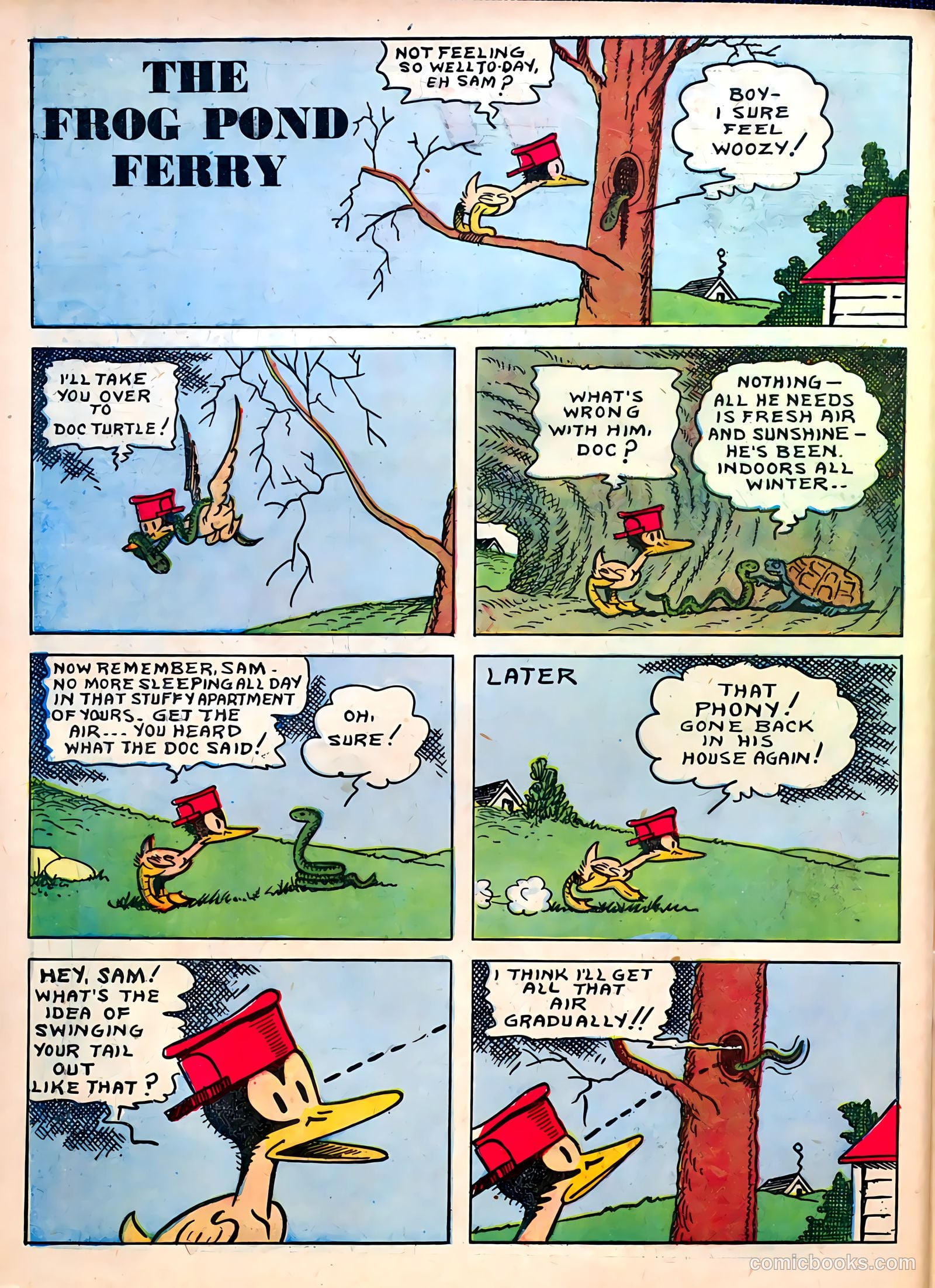 Famous Funnies #22 — page 54 of 64