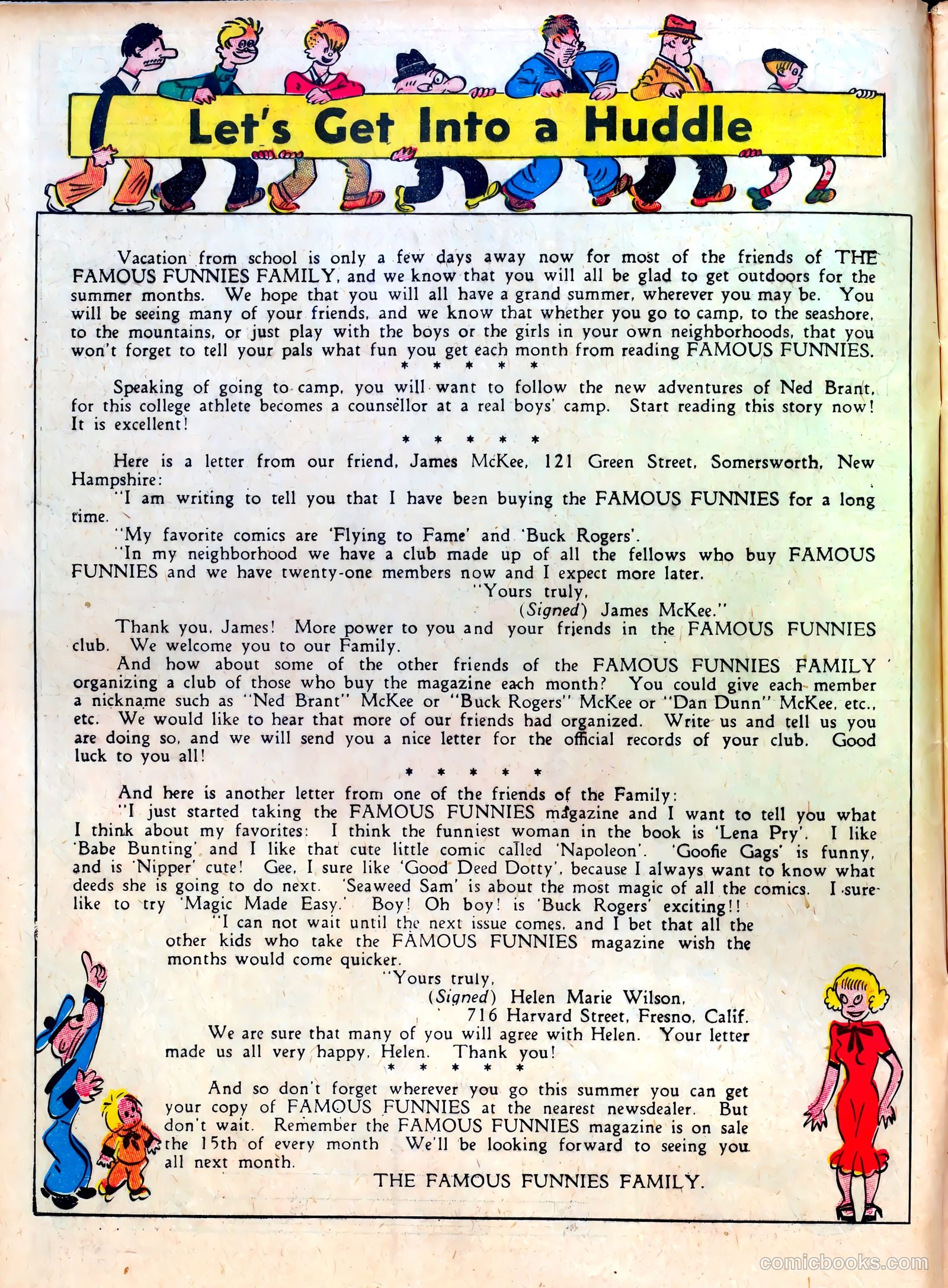 Famous Funnies #23 — page 6 of 63