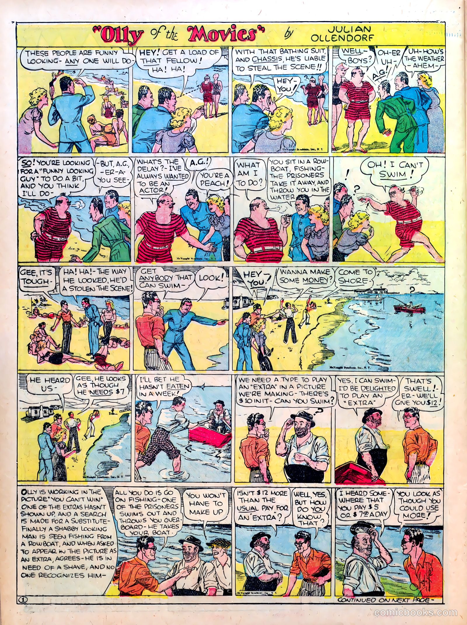 Famous Funnies #23 — page 41 of 63
