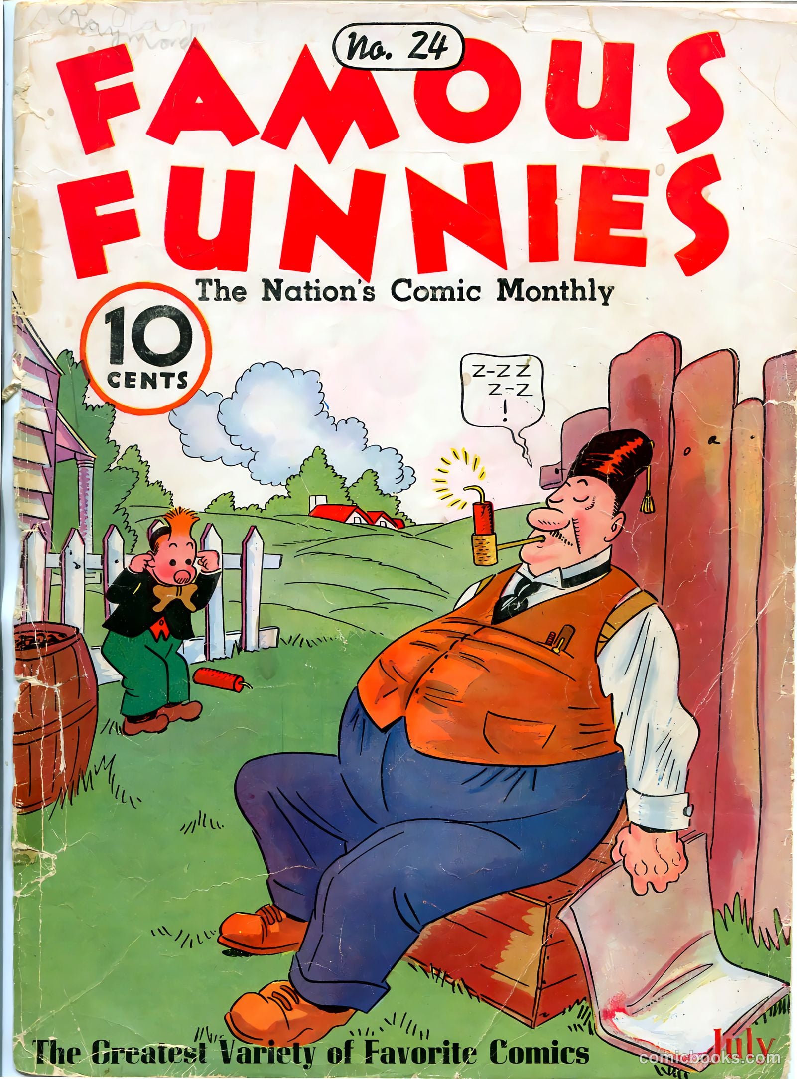 Famous Funnies #24 — page 1 of 64