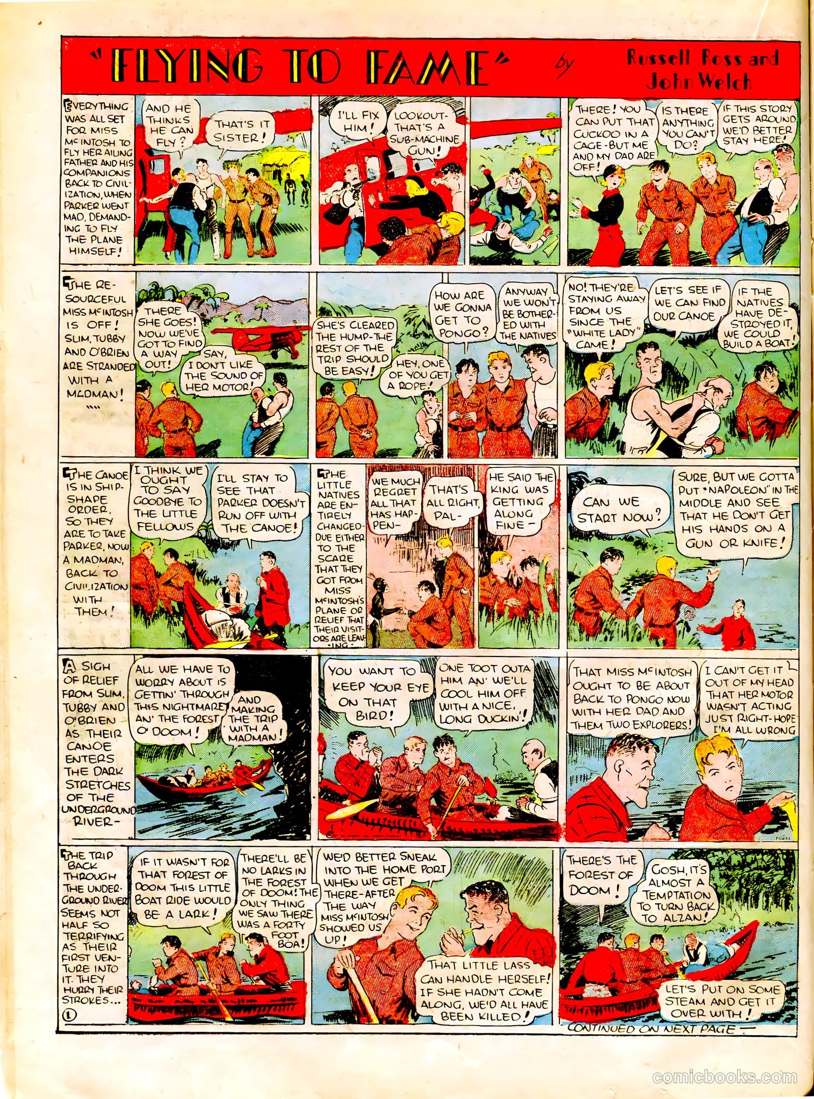 Famous Funnies #24 — page 20 of 64