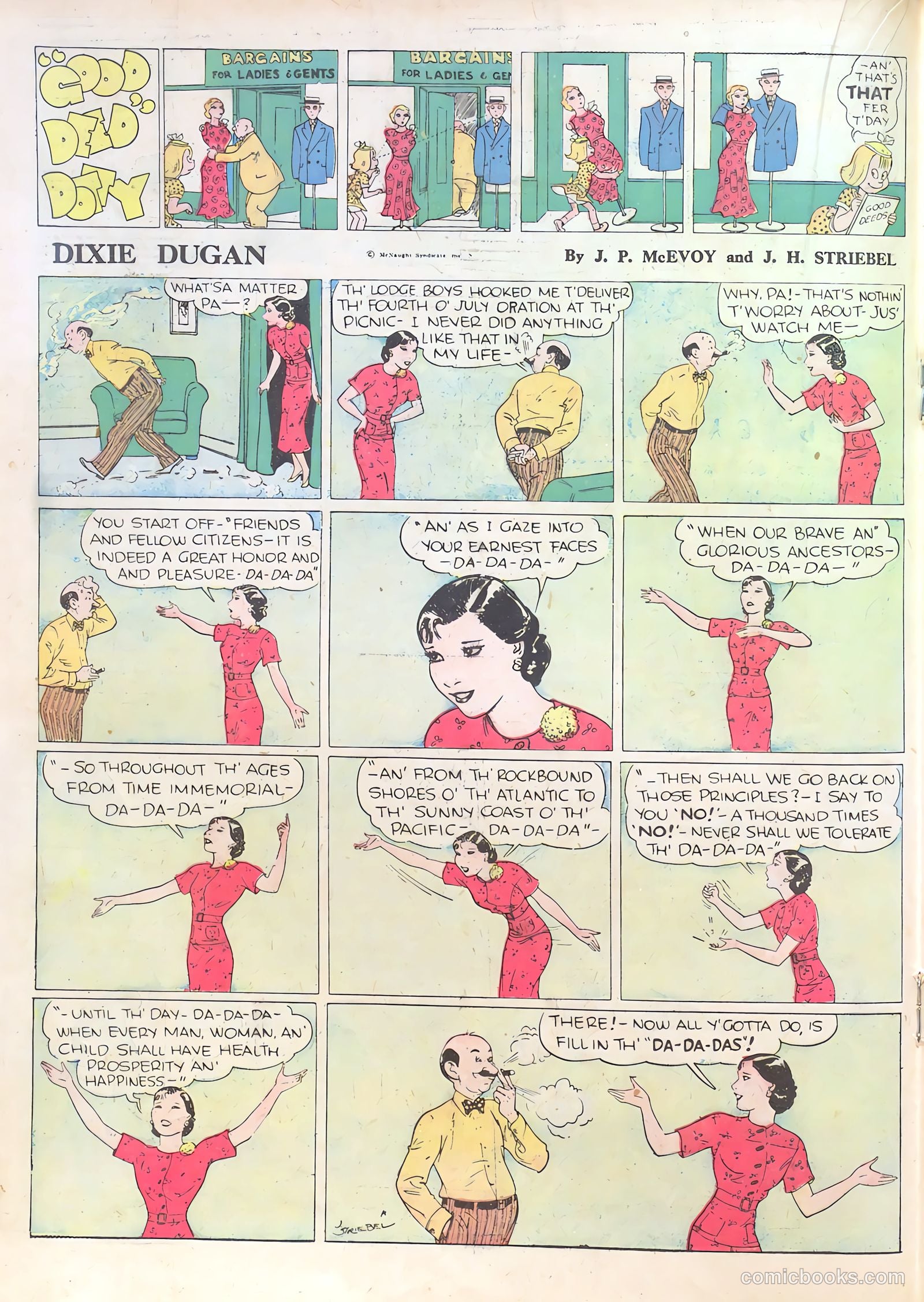 Famous Funnies #24 — page 30 of 64