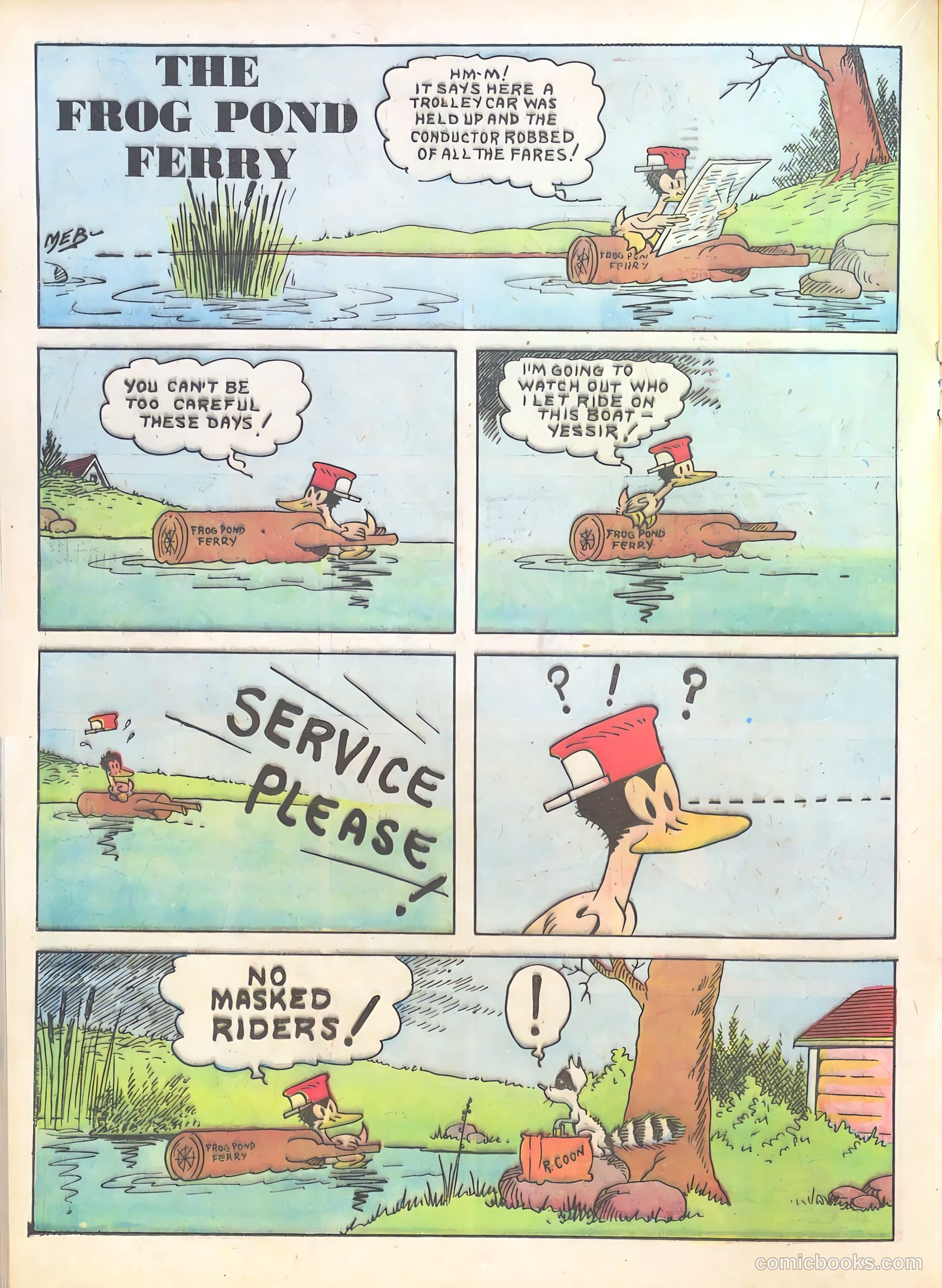 Famous Funnies #24 — page 32 of 64
