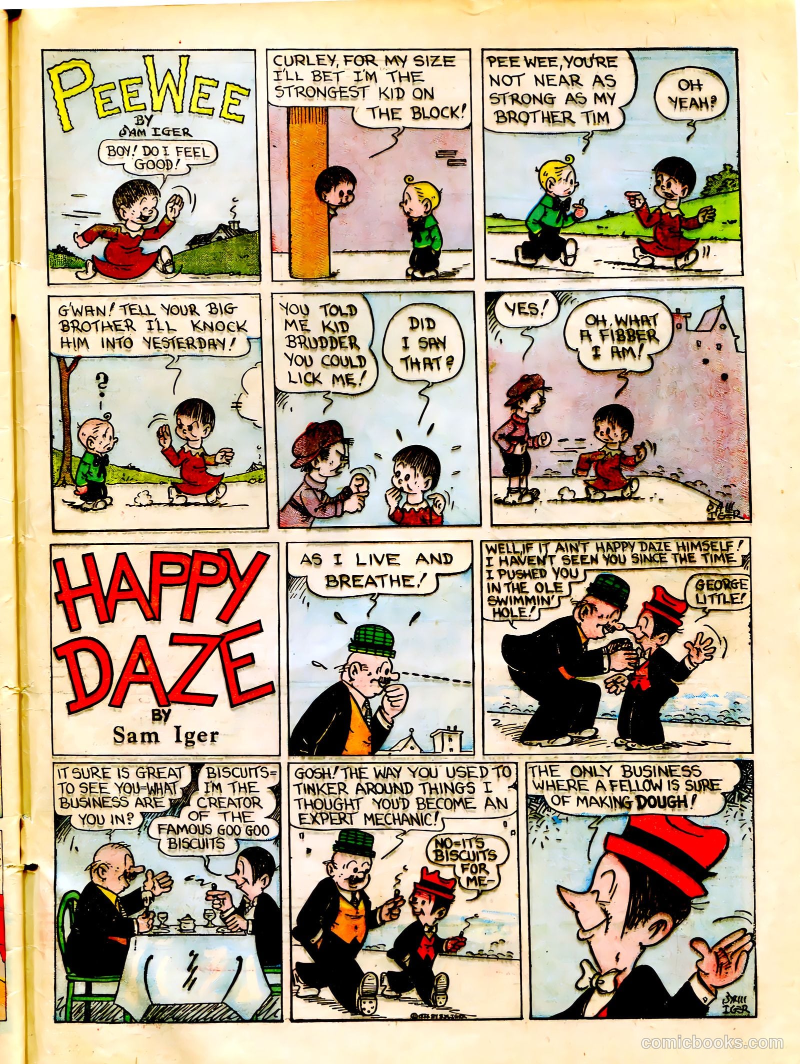 Famous Funnies #24 — page 61 of 64