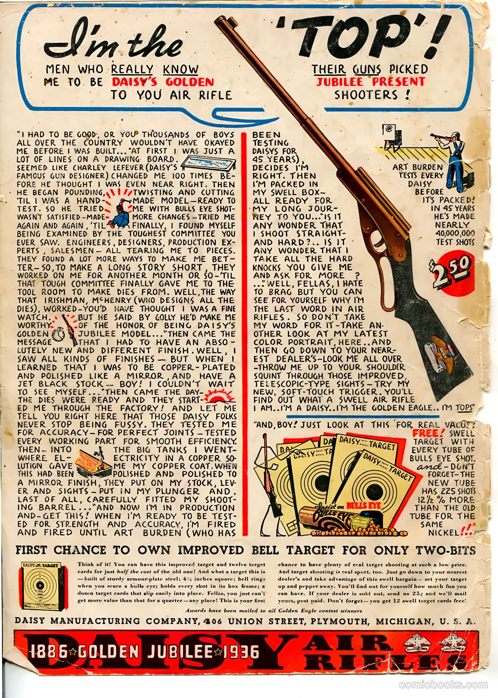 Famous Funnies #24 — page 64 of 64
