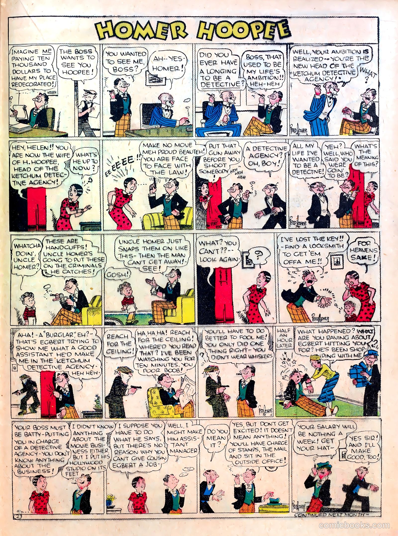 Famous Funnies #25 — page 38 of 65