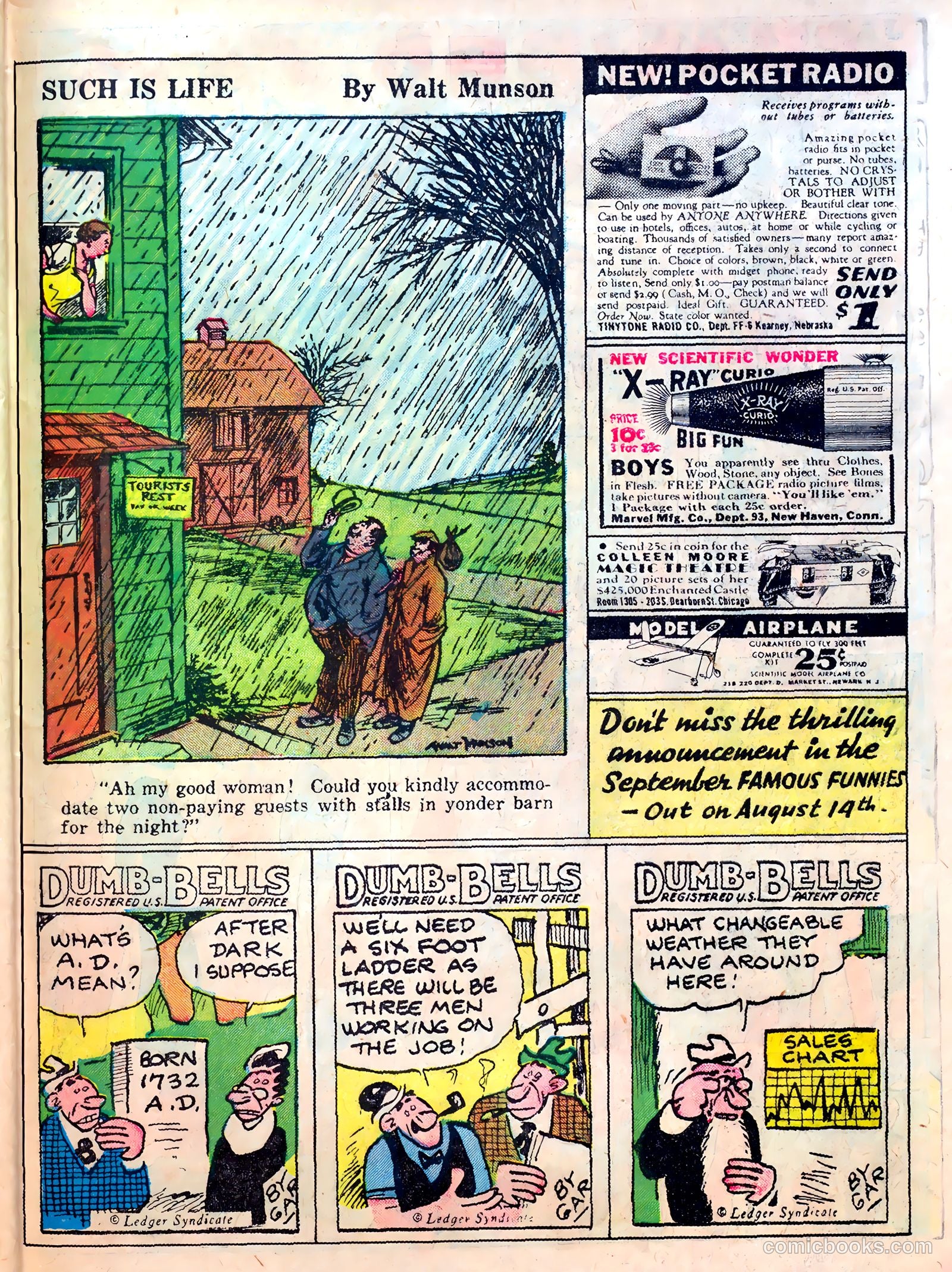 Famous Funnies #25 — page 50 of 65