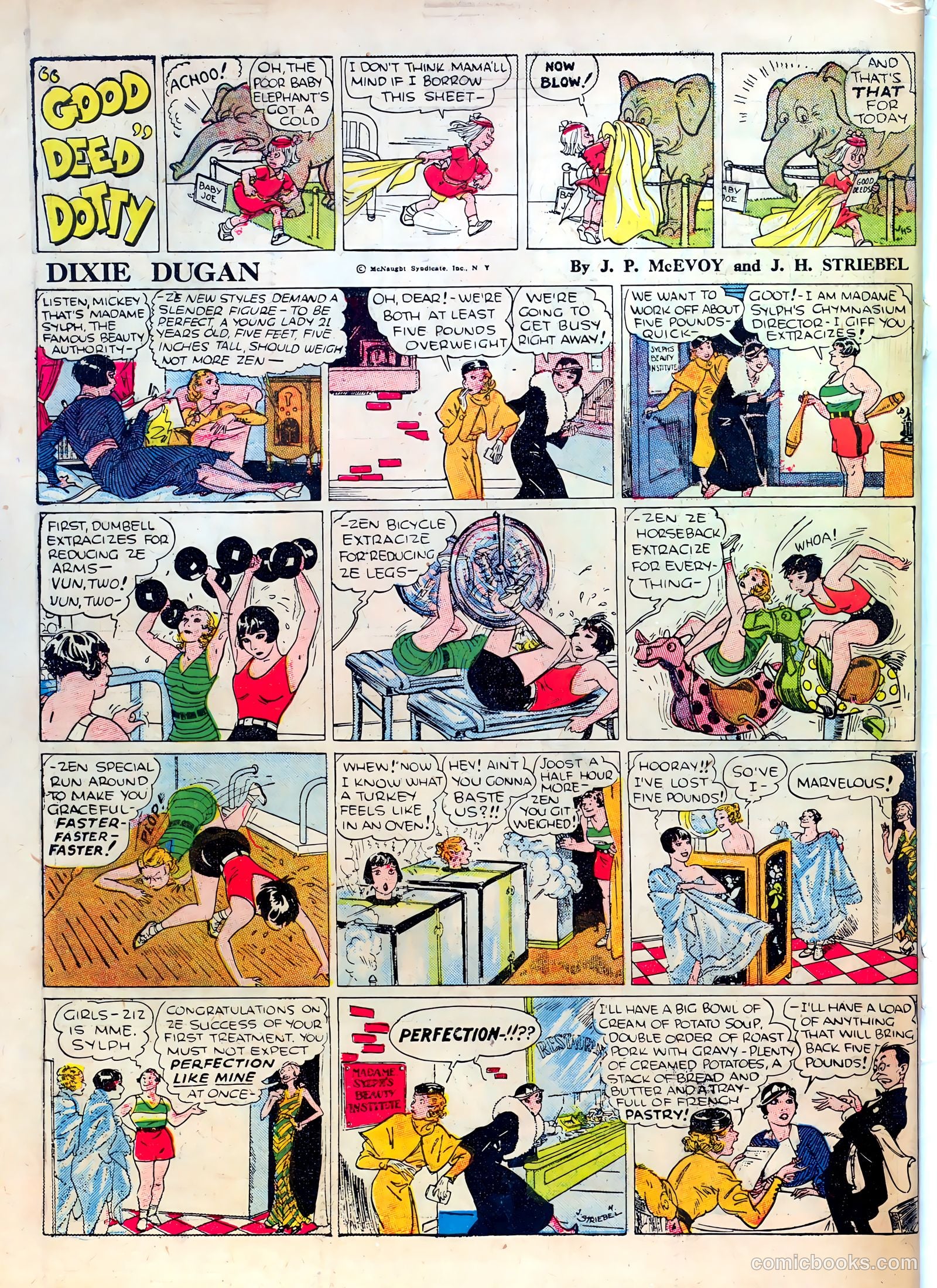 Famous Funnies #25 — page 63 of 65