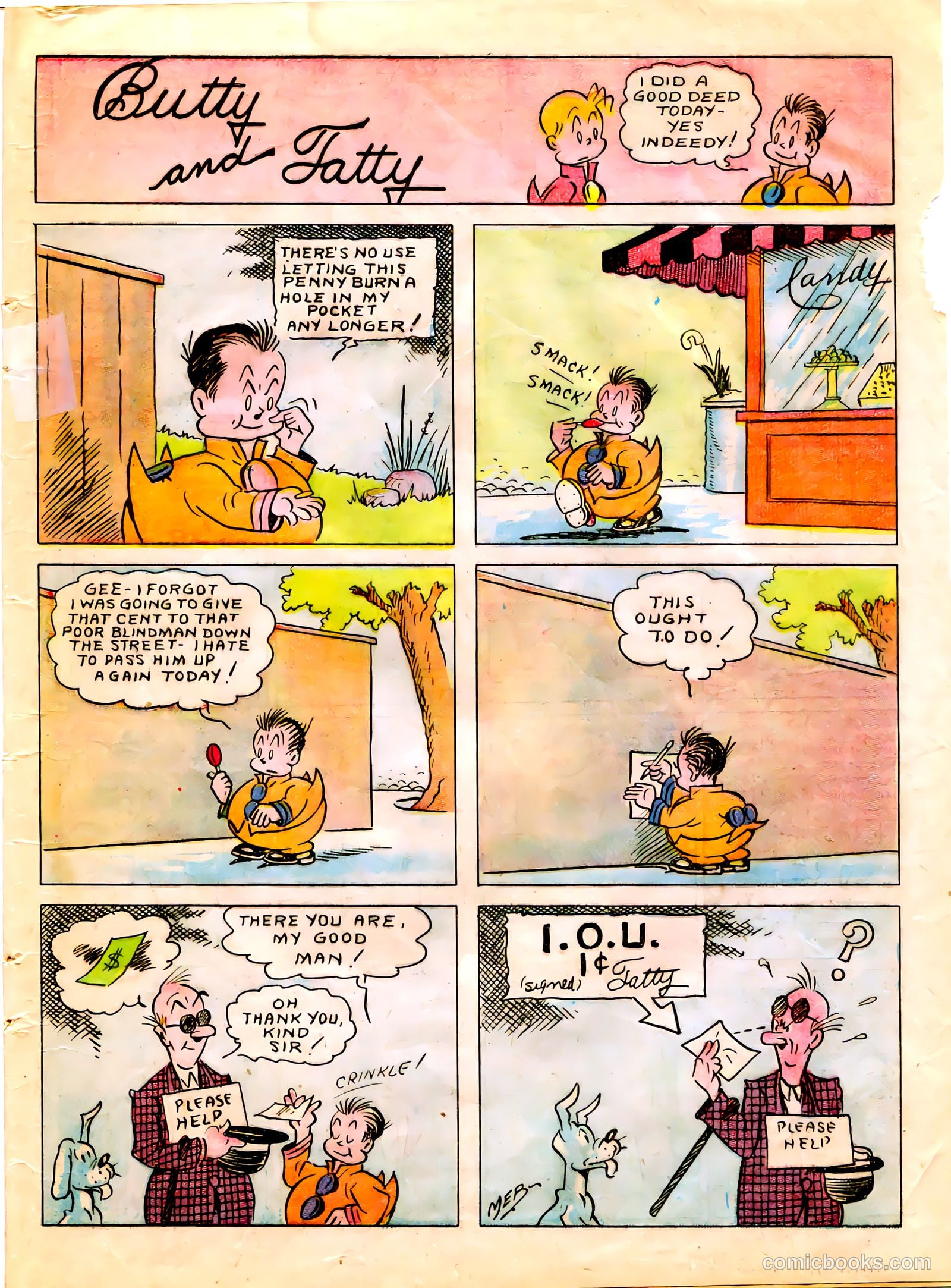 Famous Funnies #26 — page 61 of 66