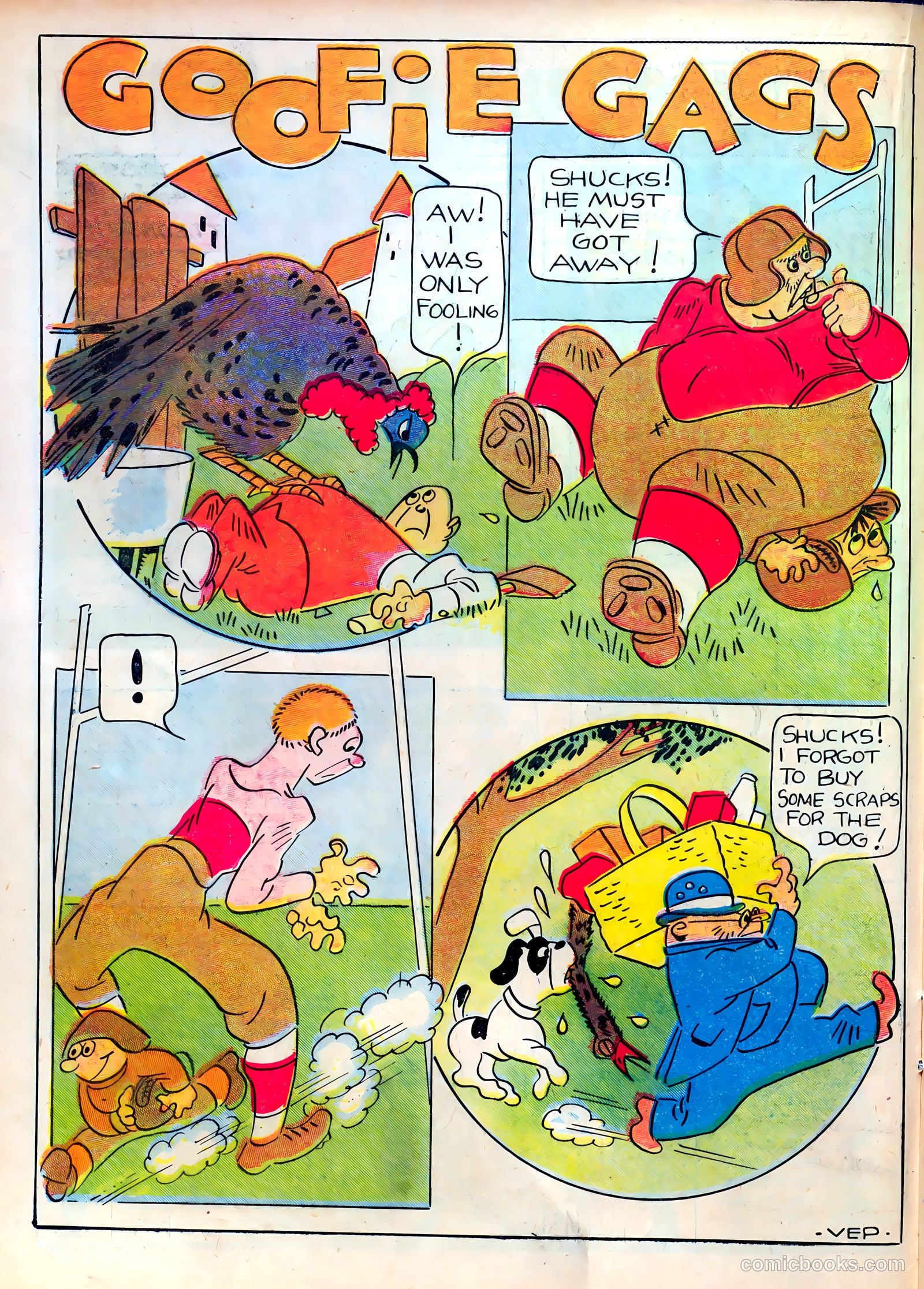 Famous Funnies #28 — page 22 of 64