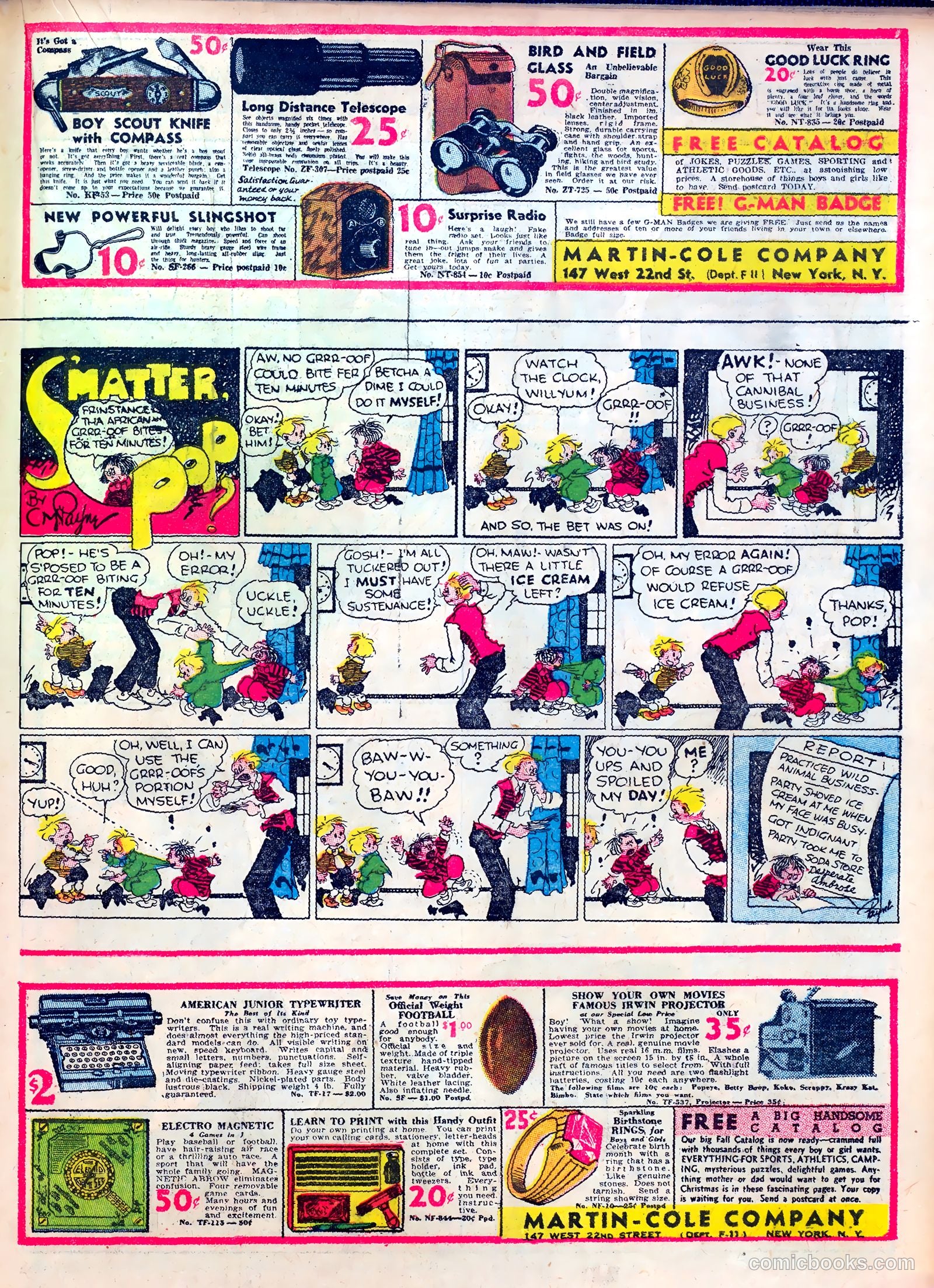Famous Funnies #28 — page 31 of 64