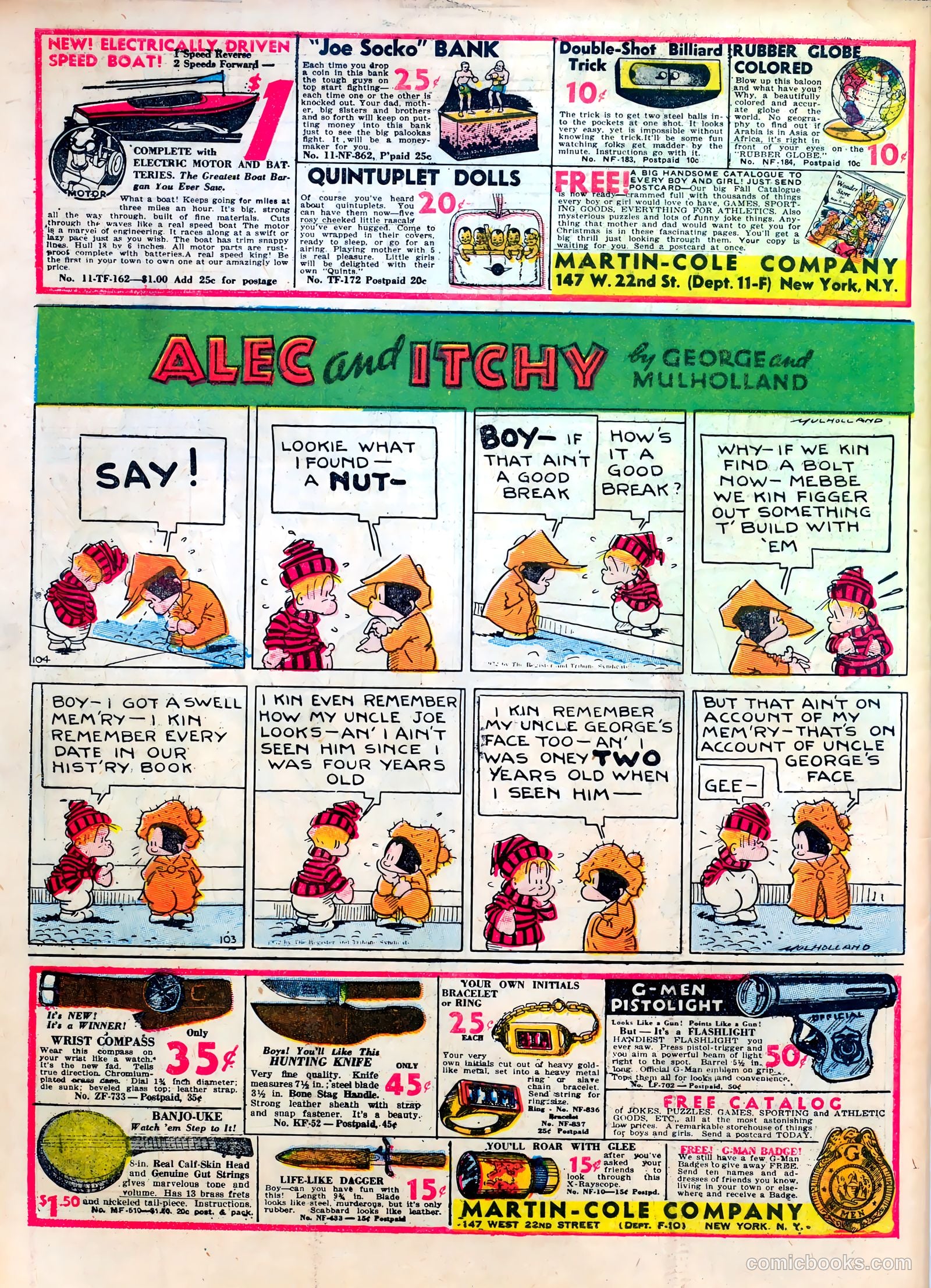 Famous Funnies #28 — page 62 of 64